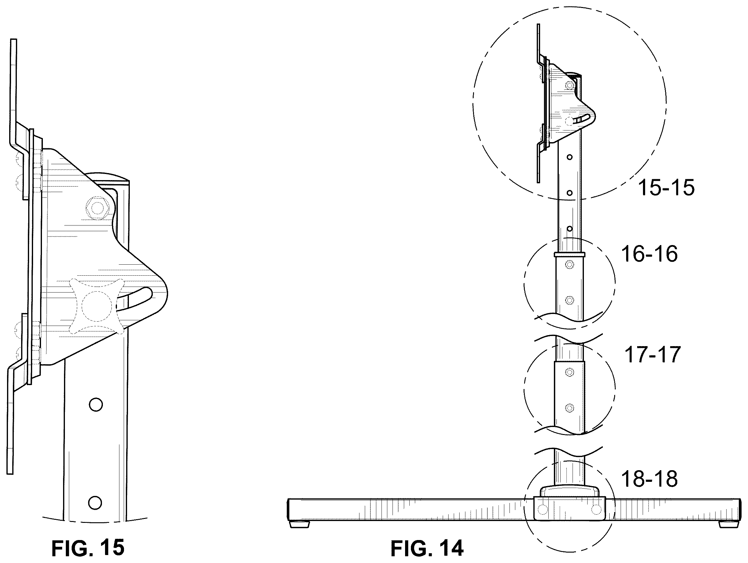 Patent USD1123945 Figure 8 – Display stand