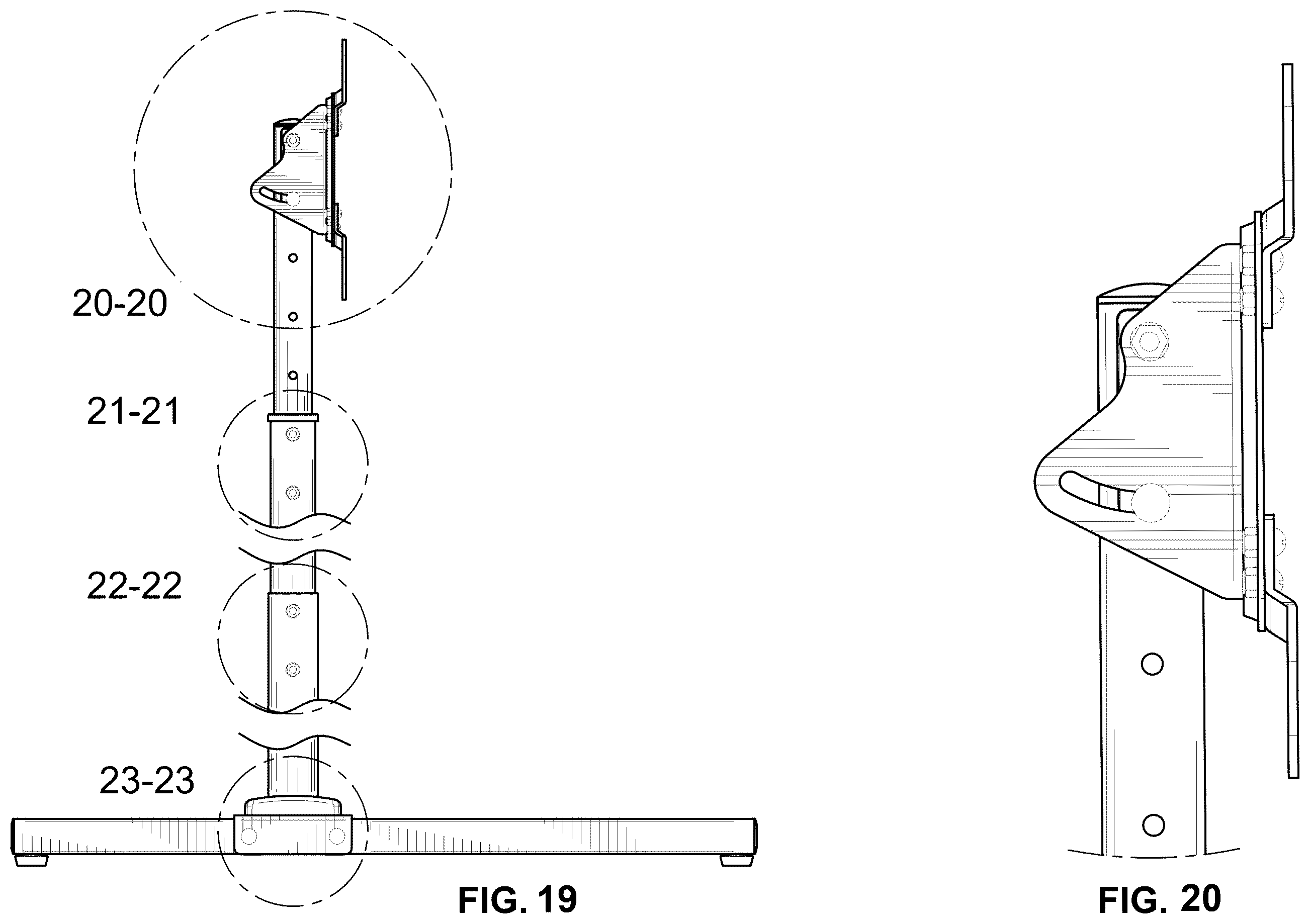Patent USD1123945 Figure 10 – Display stand