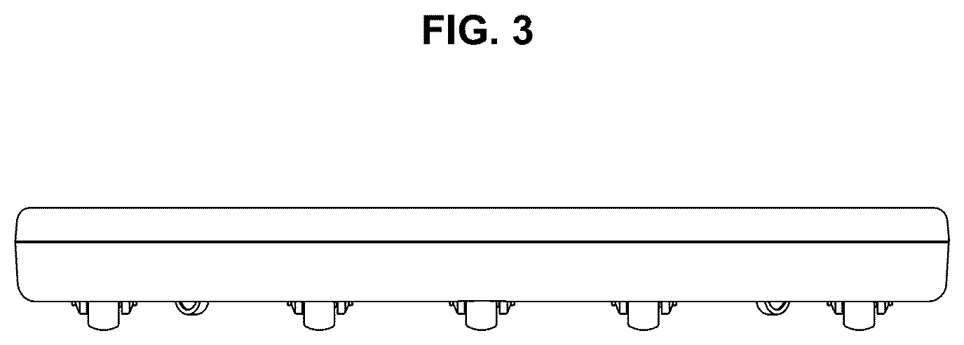 Patent USD1123946 Figure 3 – Stand base for display device