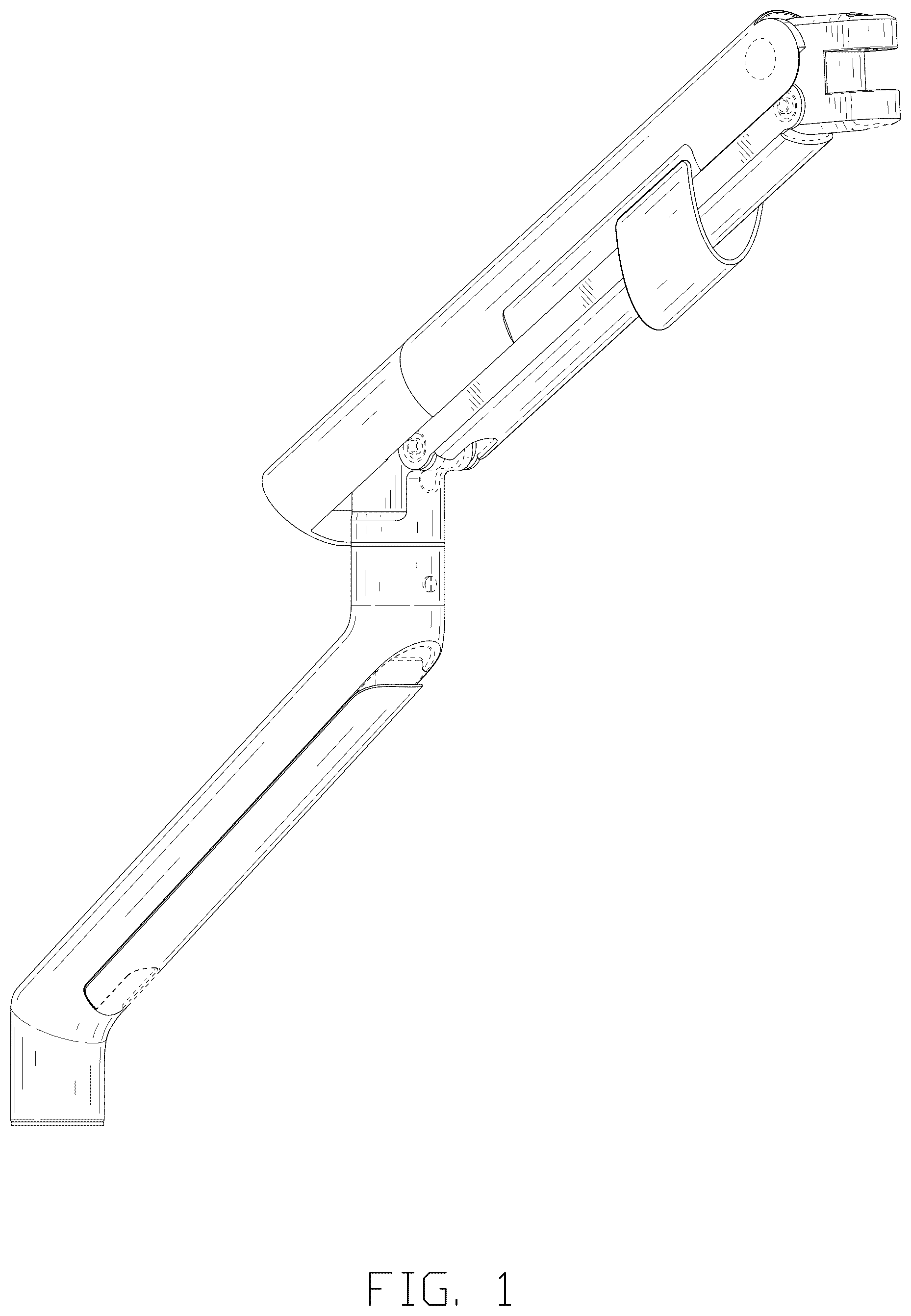 Patent USD1123947 — Monitor arm — Figure 1