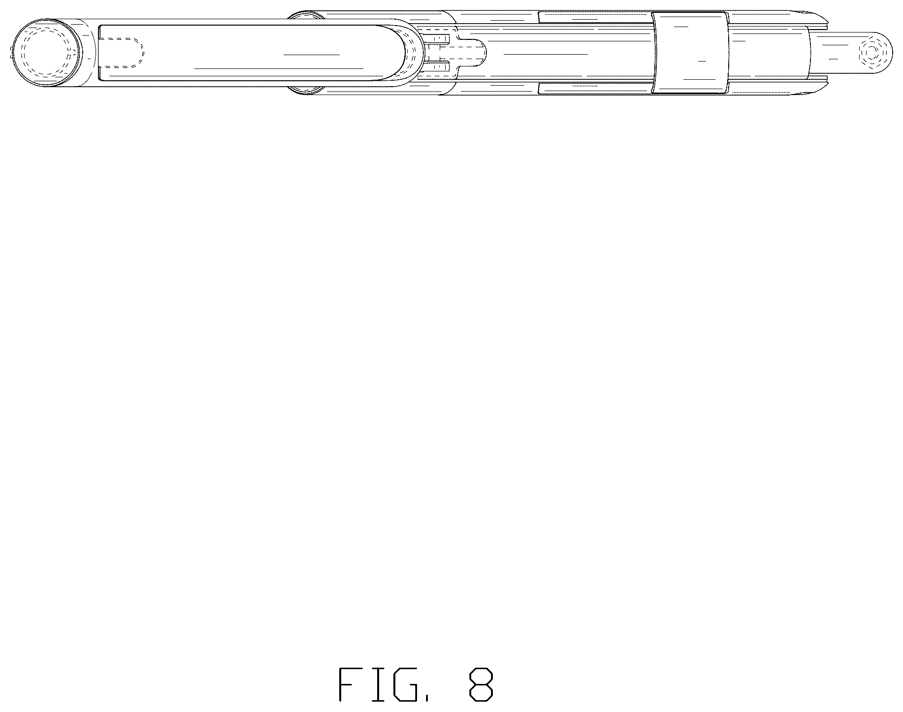 Patent USD1123947 Figure 8 – Monitor arm