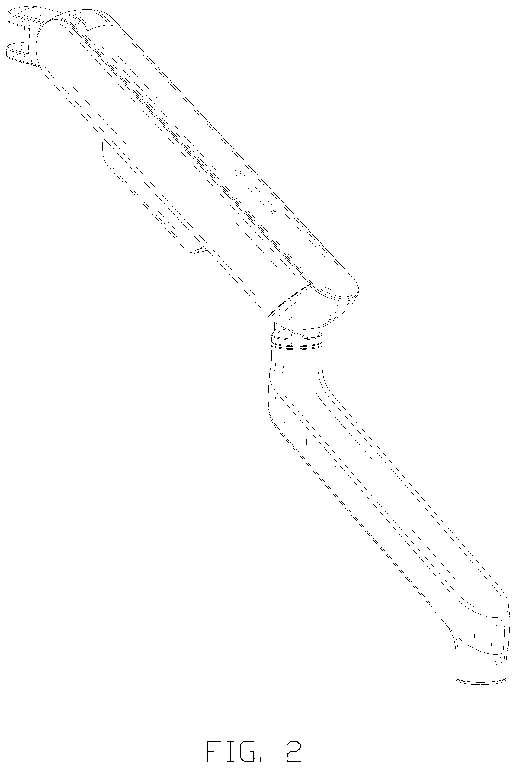 Patent USD1123948 Figure 2 – Monitor arm
