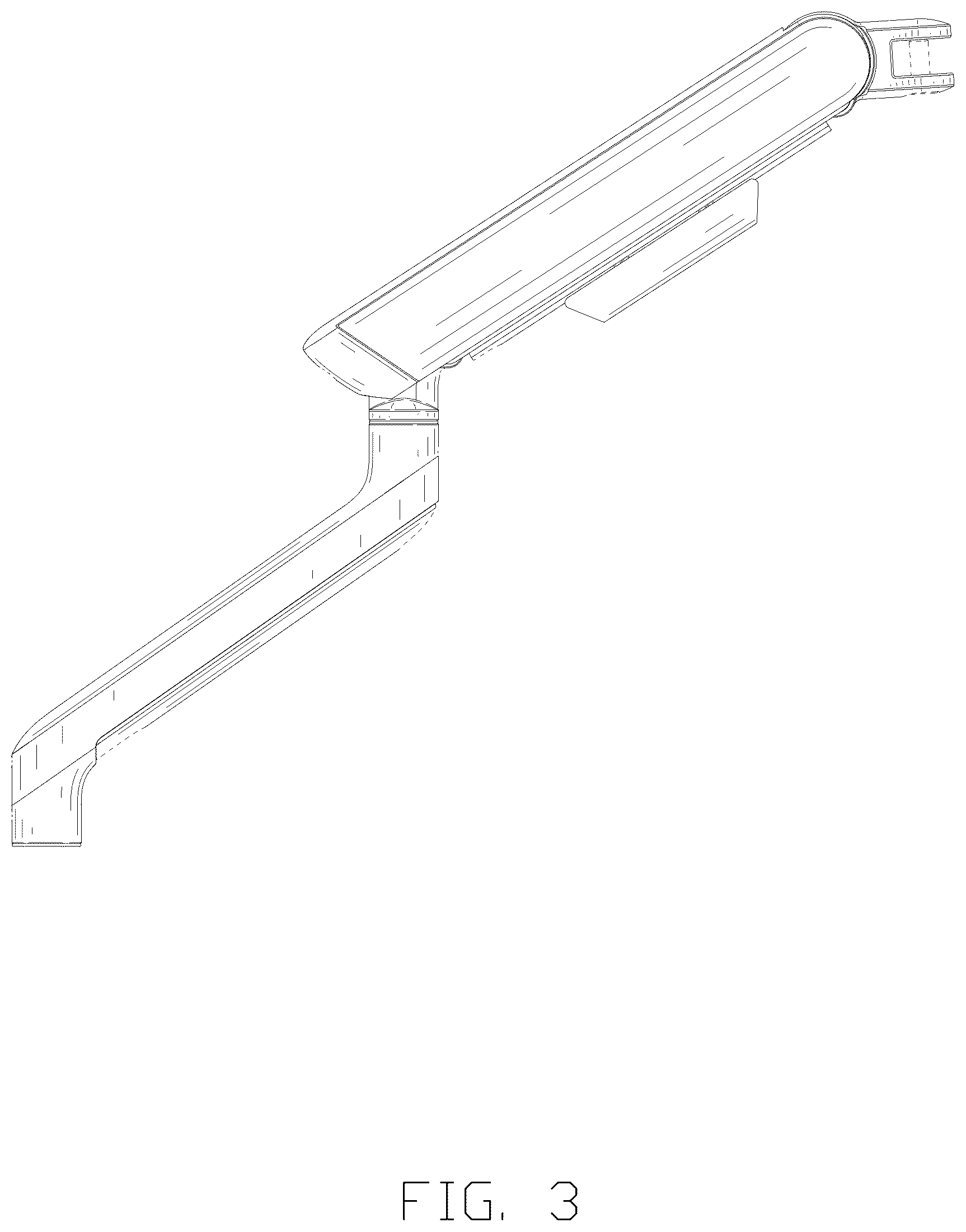Patent USD1123948 Figure 3 – Monitor arm
