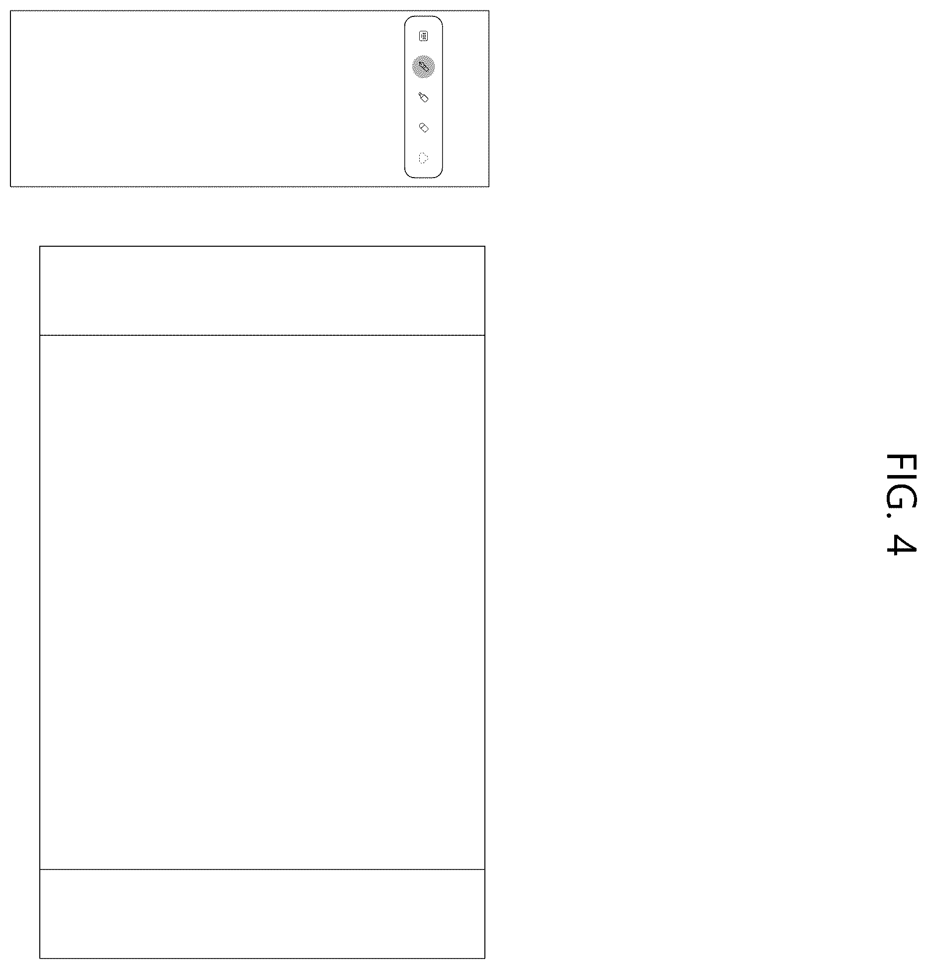 Patent USD1123953 Figure 4 – Pair of display screens or portions thereof with transitional graphical user interface