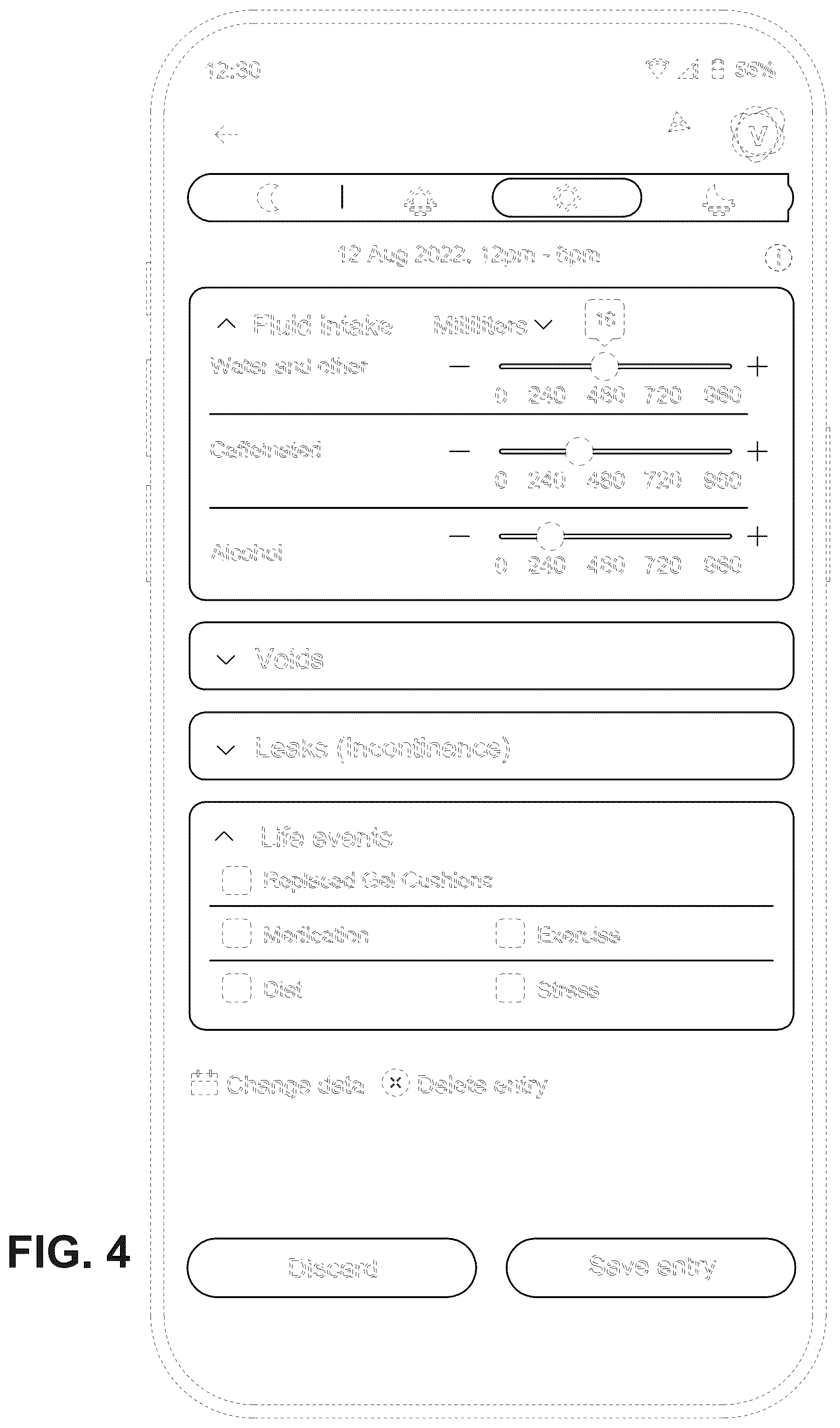 Patent USD1123957 Figure 4 – Display screen or portion thereof with an animated graphical user interface