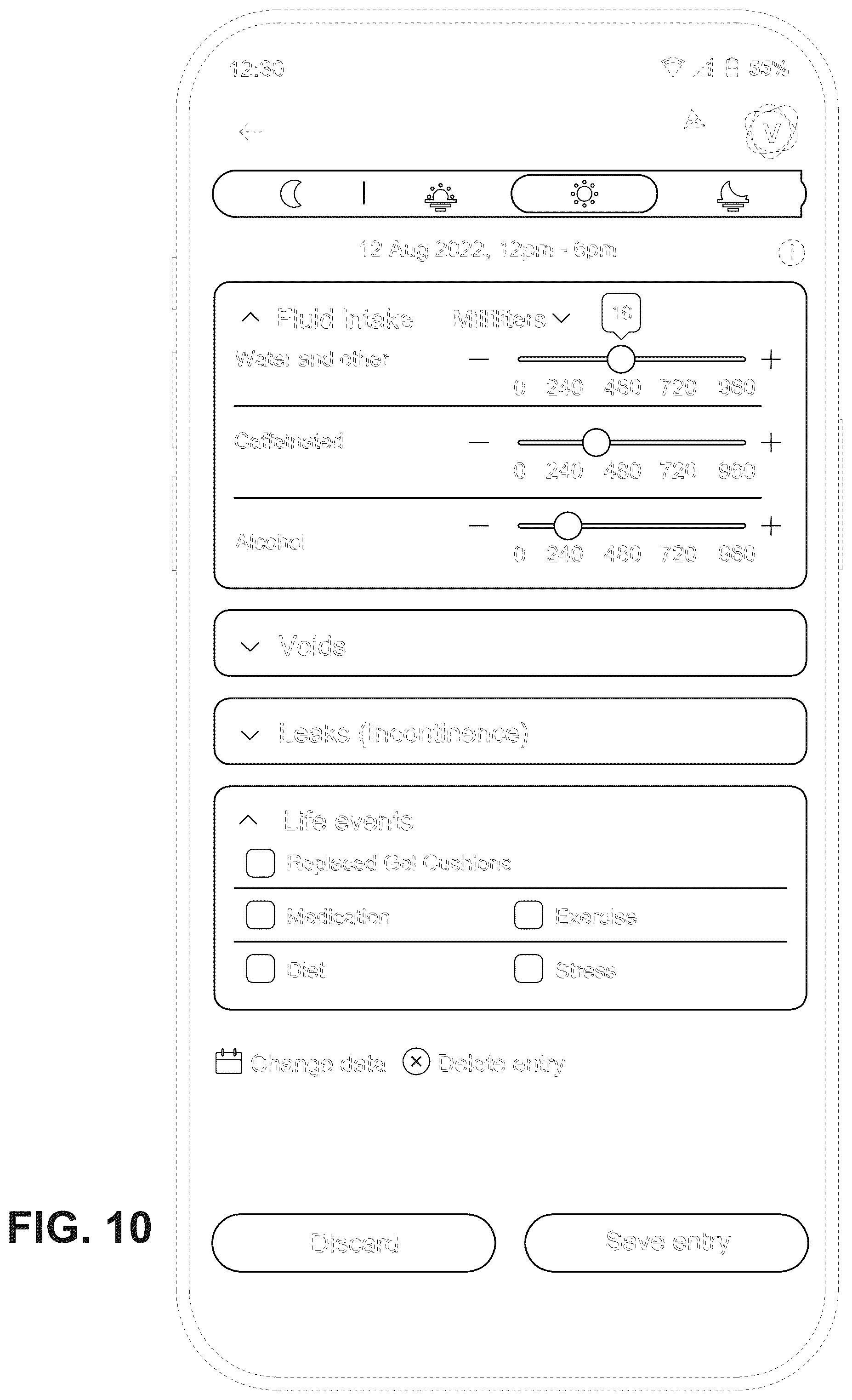 Patent USD1123957 Figure 10 – Display screen or portion thereof with an animated graphical user interface