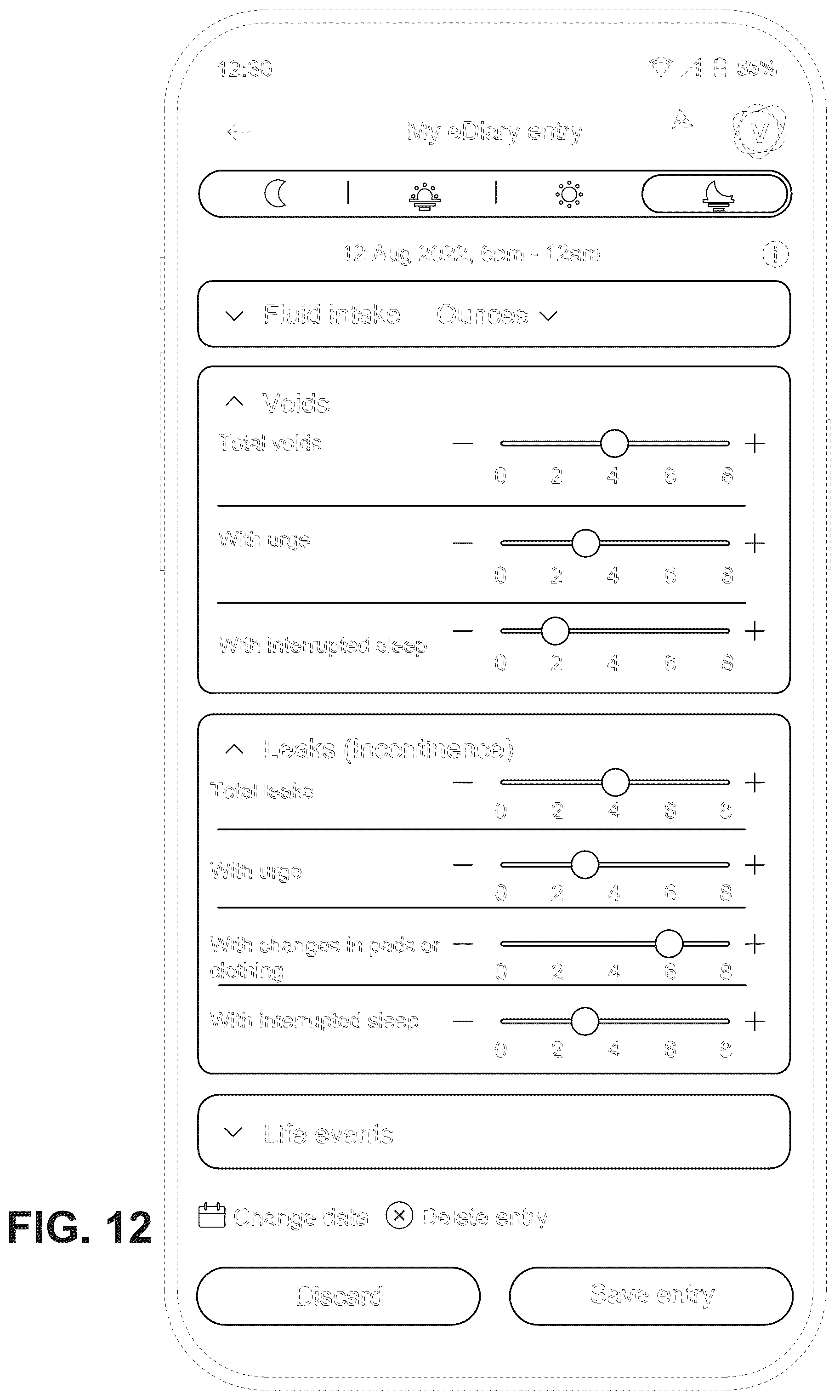 Patent USD1123957 Figure 12 – Display screen or portion thereof with an animated graphical user interface