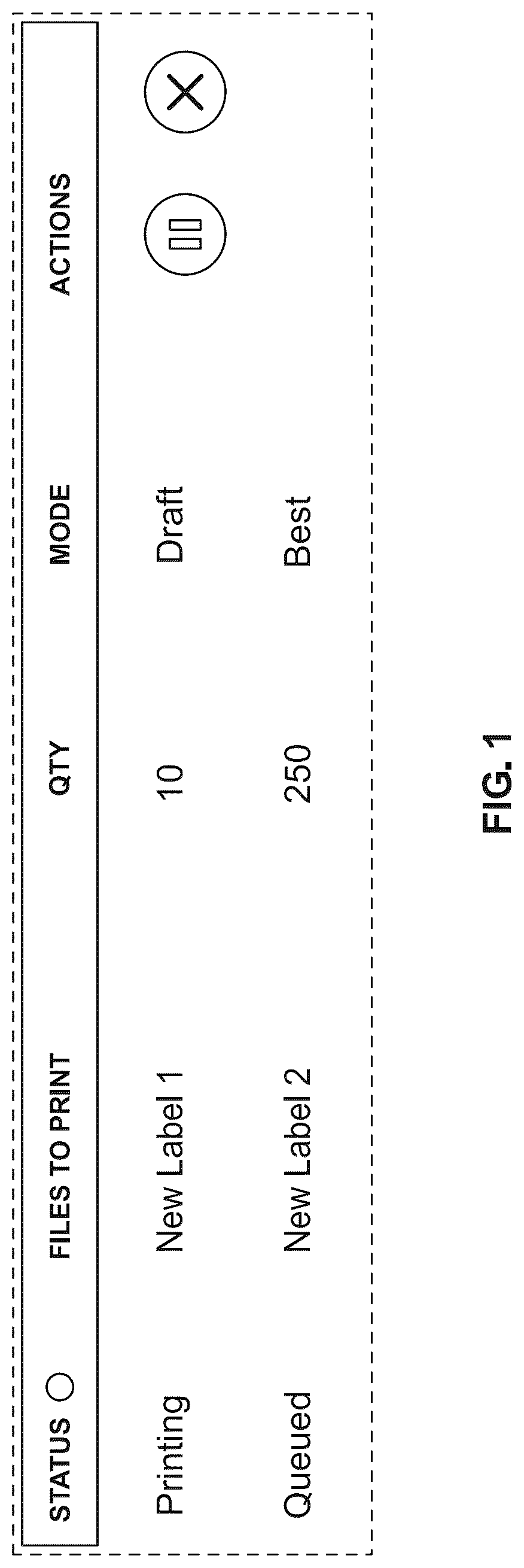 Patent USD1123959 Figure 1 – Display screen or portion thereof with a graphical user interface