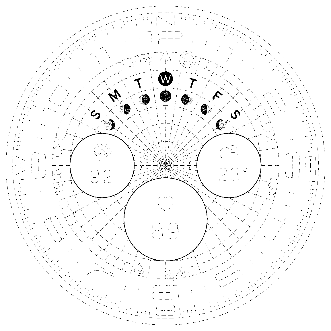 Patent USD1123978 Figure 1 – Display screen or portion thereof with graphical user interface