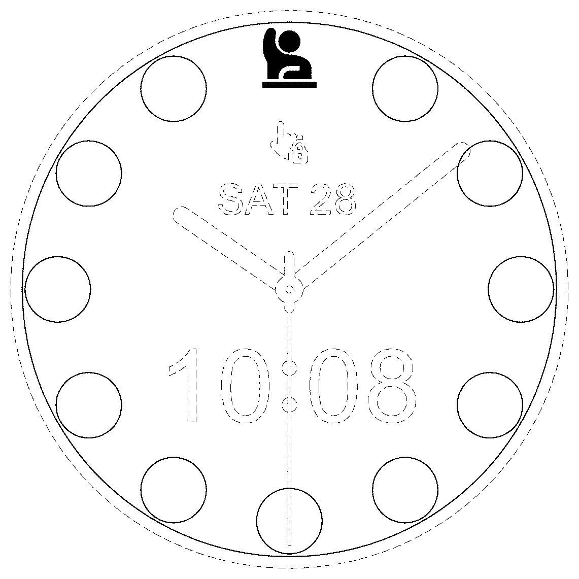 Patent USD1123979 — Display screen or portion thereof with graphical user interface — Figure 1