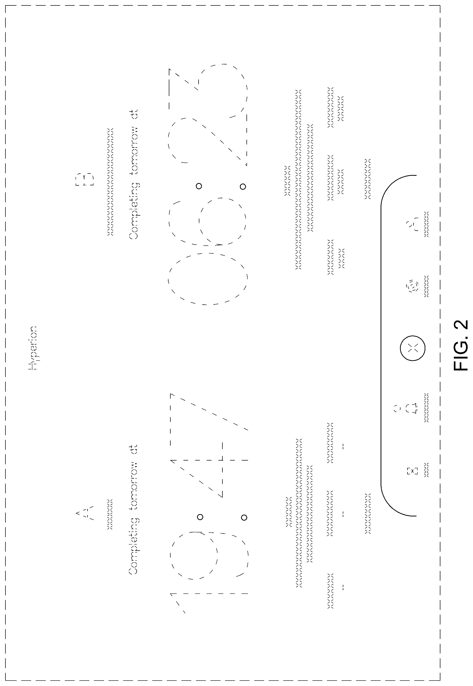 Patent USD1123981 Figure 2 – Display screen or portion thereof with transitional graphical user interface