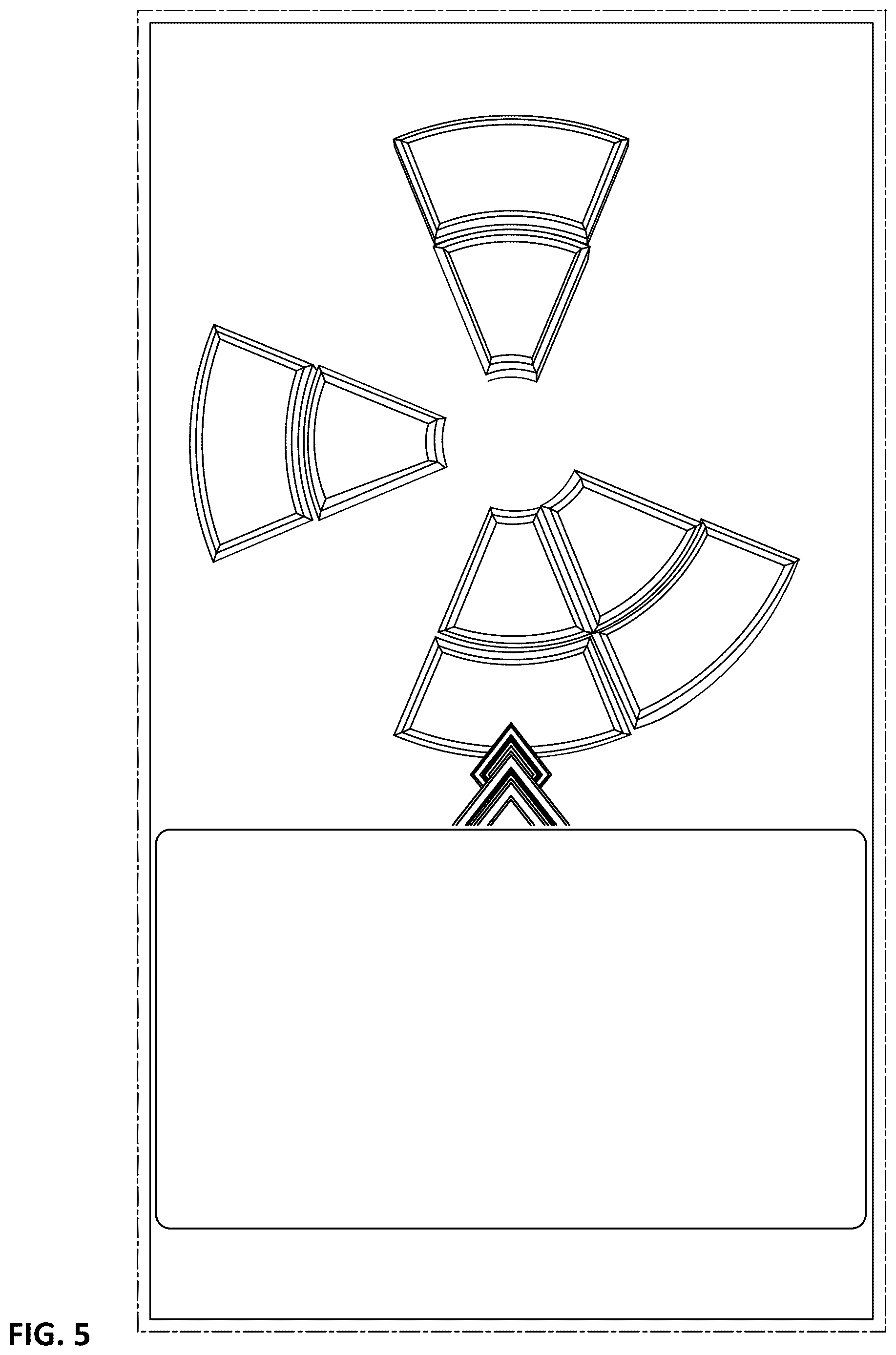 Patent USD1124007 Figure 5 – Display screen or portion thereof with an animated graphical user interface for a wheel-based wagering game