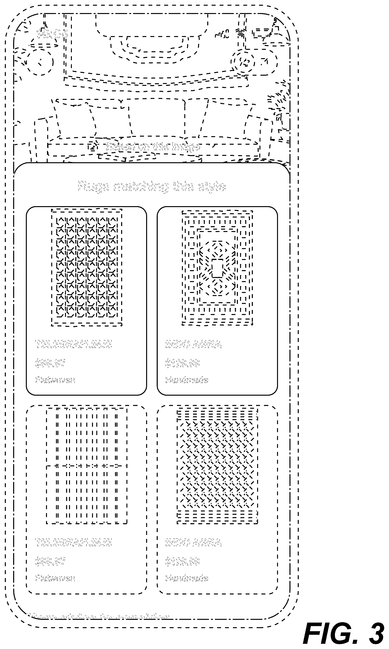 Patent USD1124011 Figure 3 – Display screen or portion thereof with transitional graphical user interface