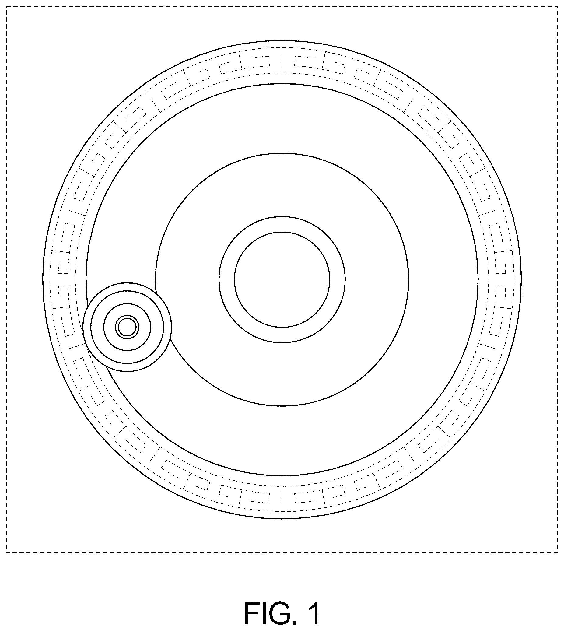 Patent USD1124016 — Display screen or portion thereof with a graphical user interface — Figure 1