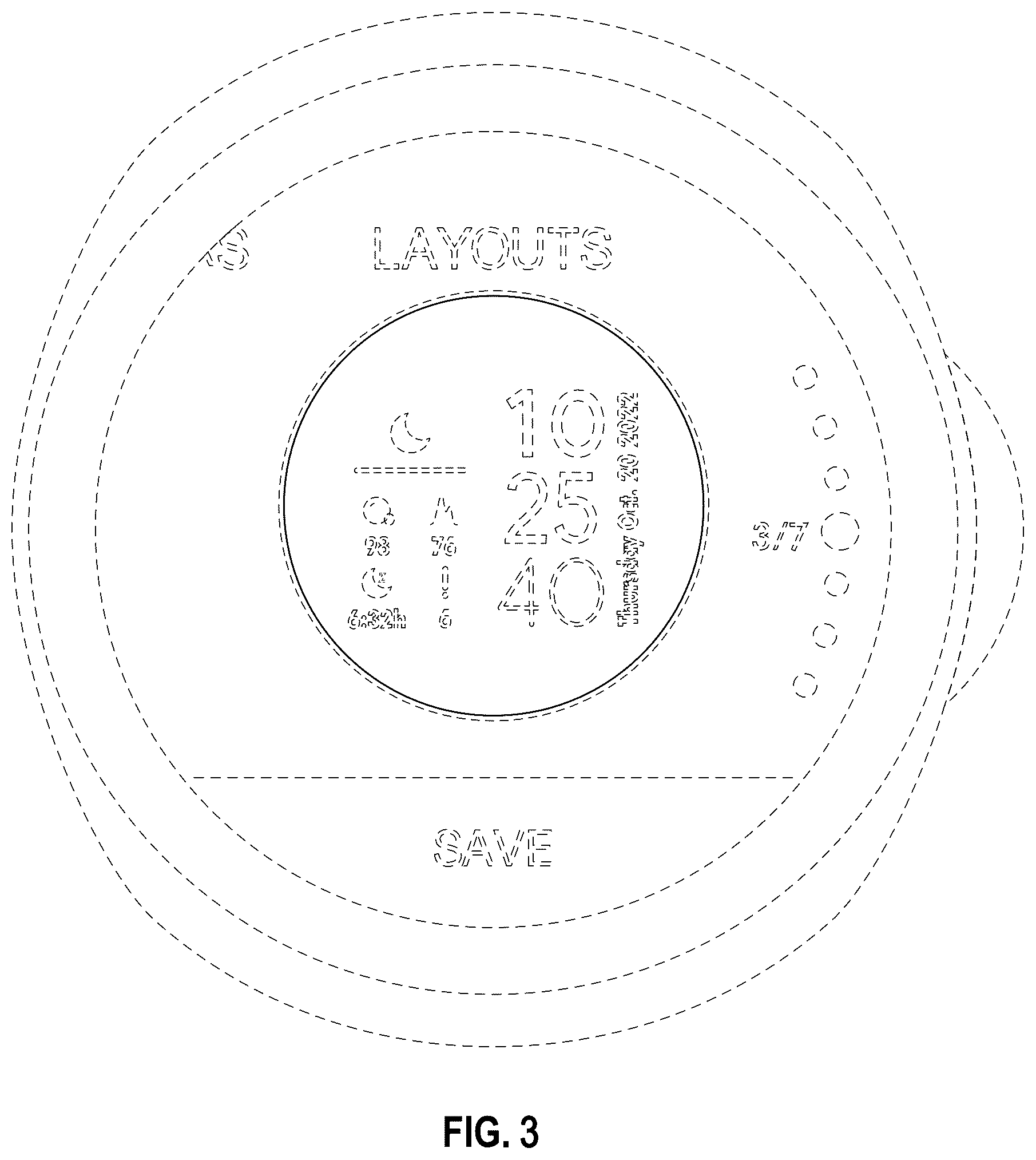 Patent USD1124017 Figure 3 – Display screen or portion thereof with animated graphical user interface