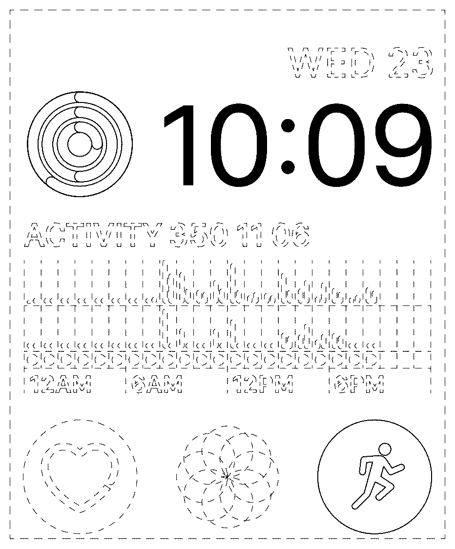Patent USD1124019 Figure 1 – Display screen or portion thereof with graphical user interface
