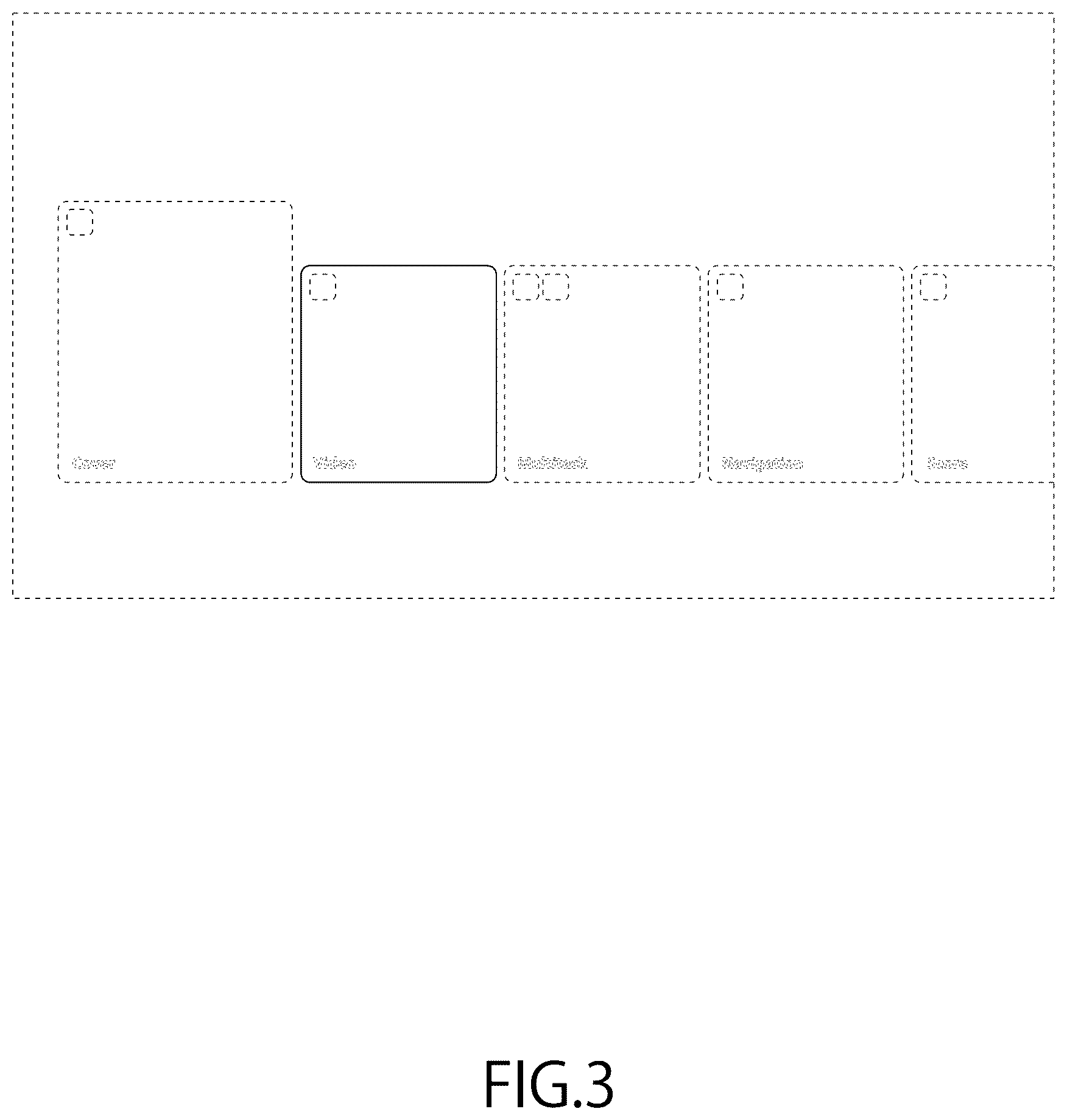 Patent USD1124021 Figure 3 – Display screen with animated graphical user interface