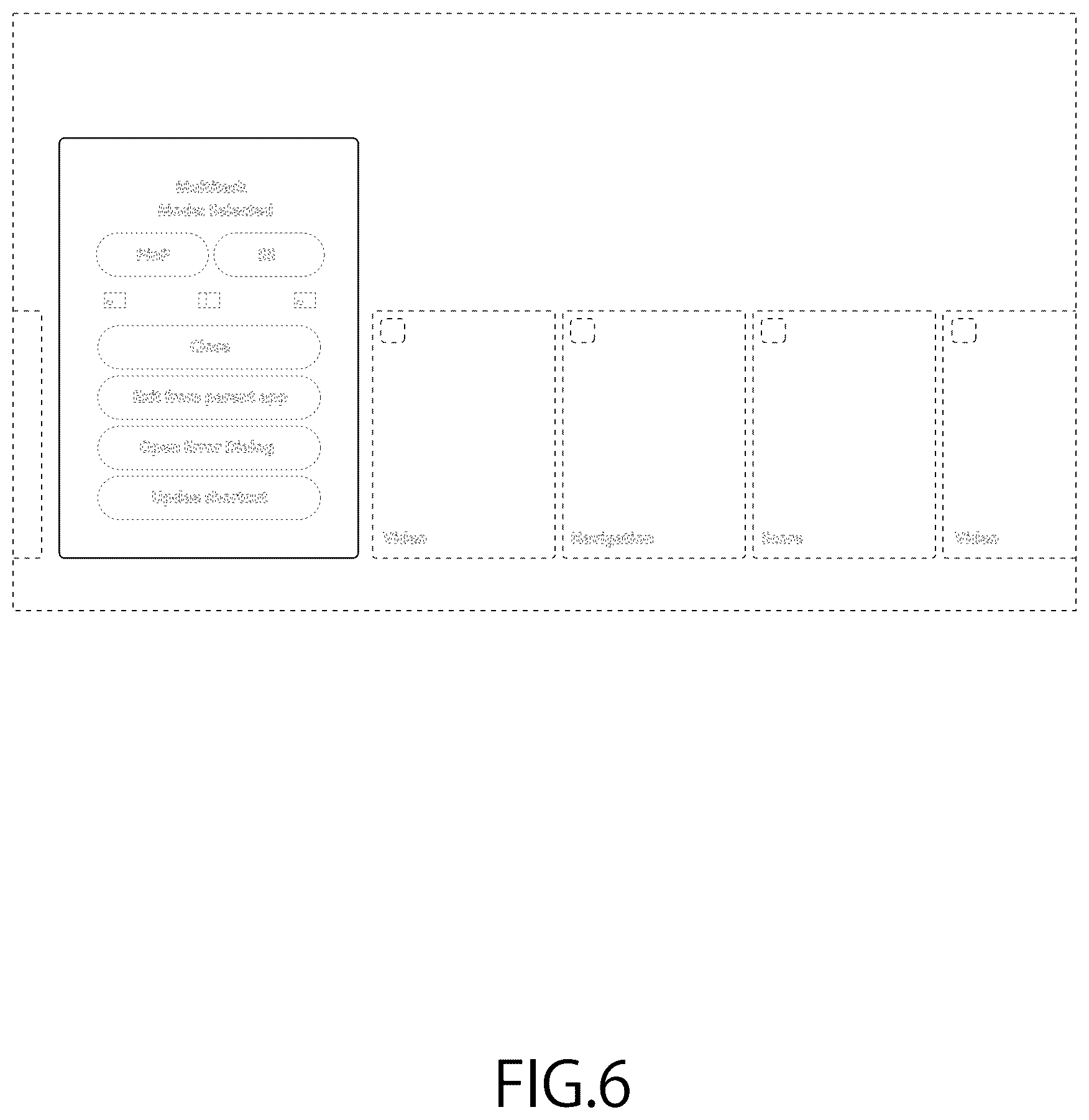 Patent USD1124021 Figure 6 – Display screen with animated graphical user interface
