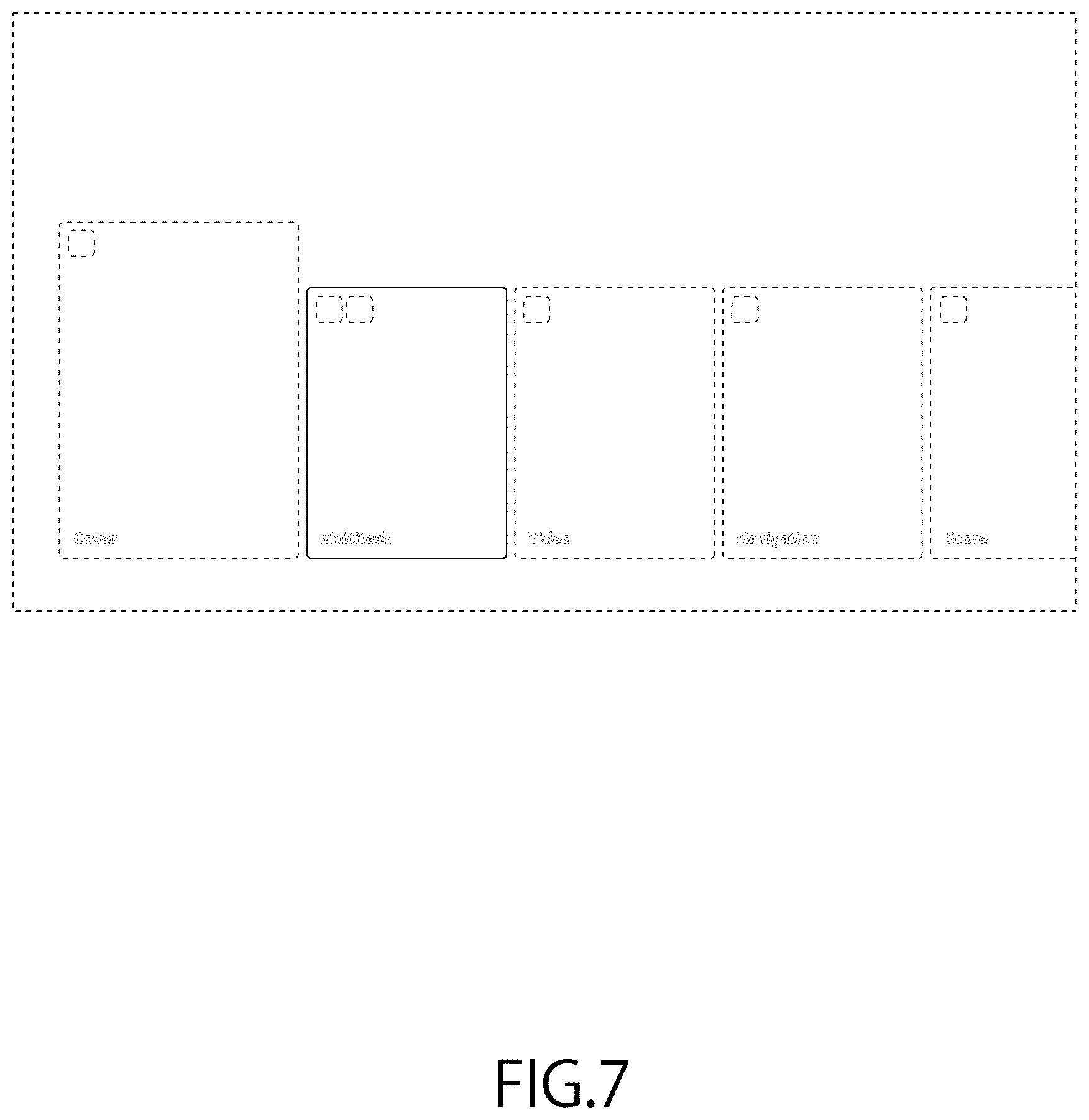 Patent USD1124021 Figure 7 – Display screen with animated graphical user interface