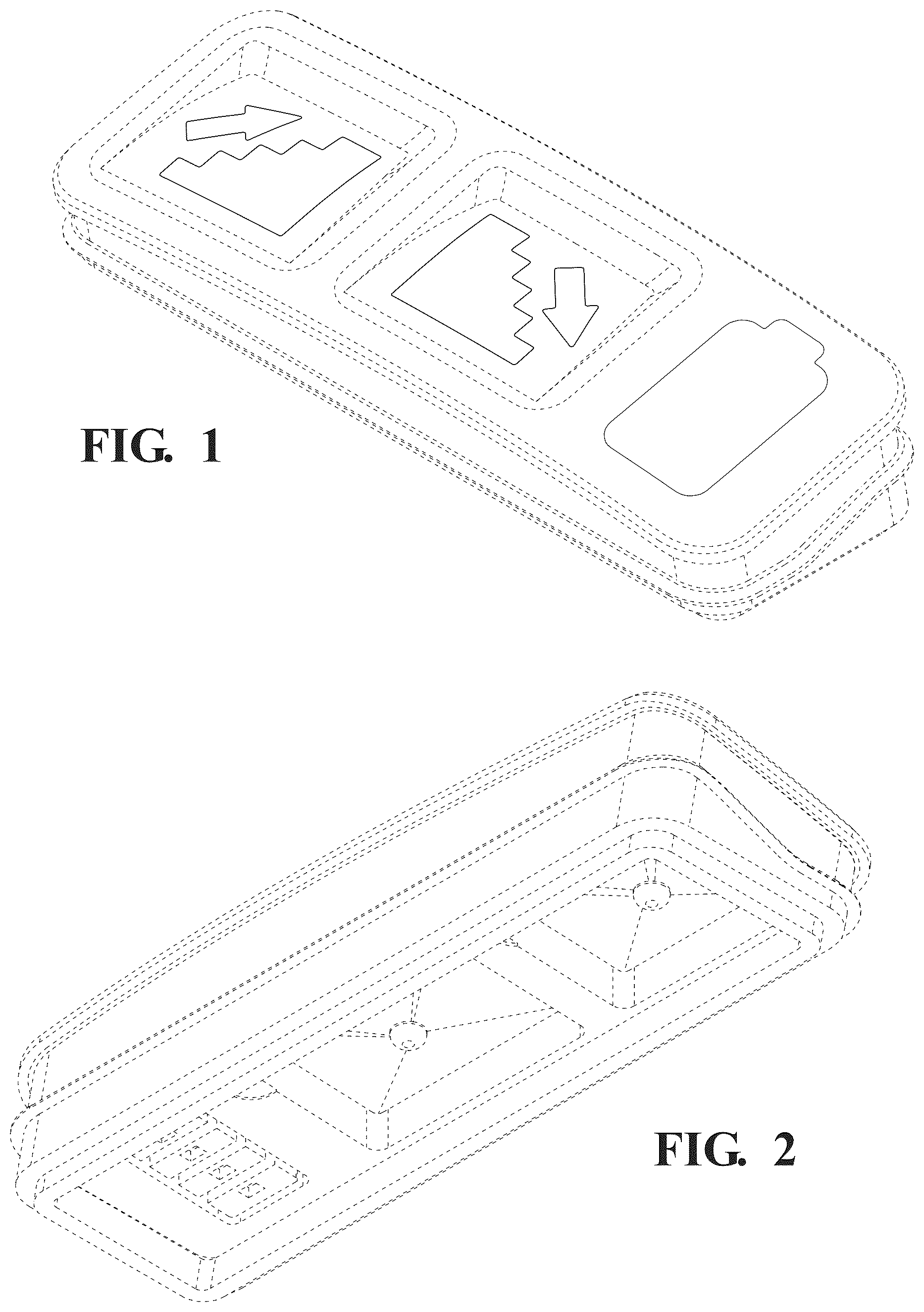 Patent USD1124023 Figure 1 – Housing for a user interface