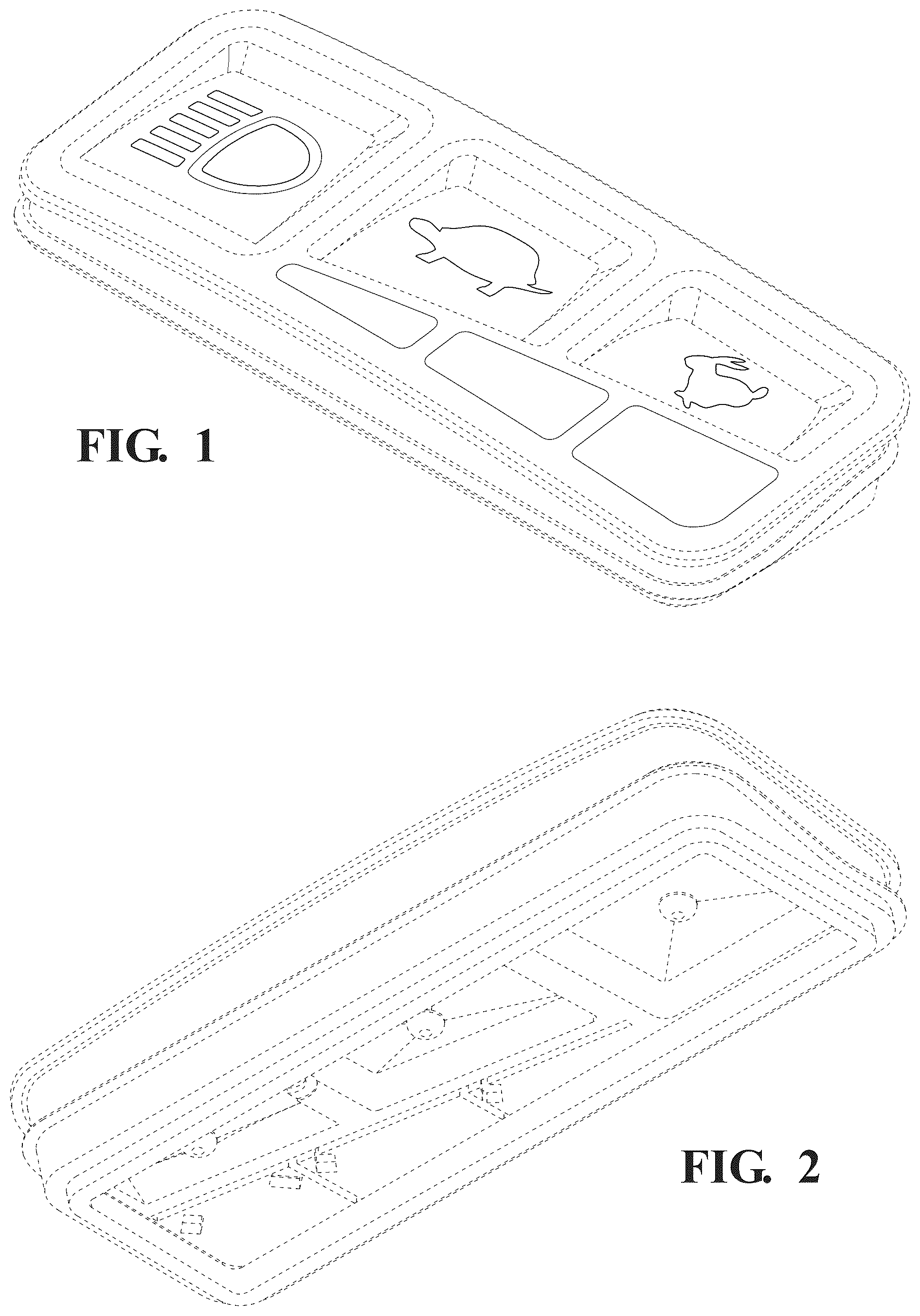 Patent USD1124024 Figure 1 – Housing for a user interface