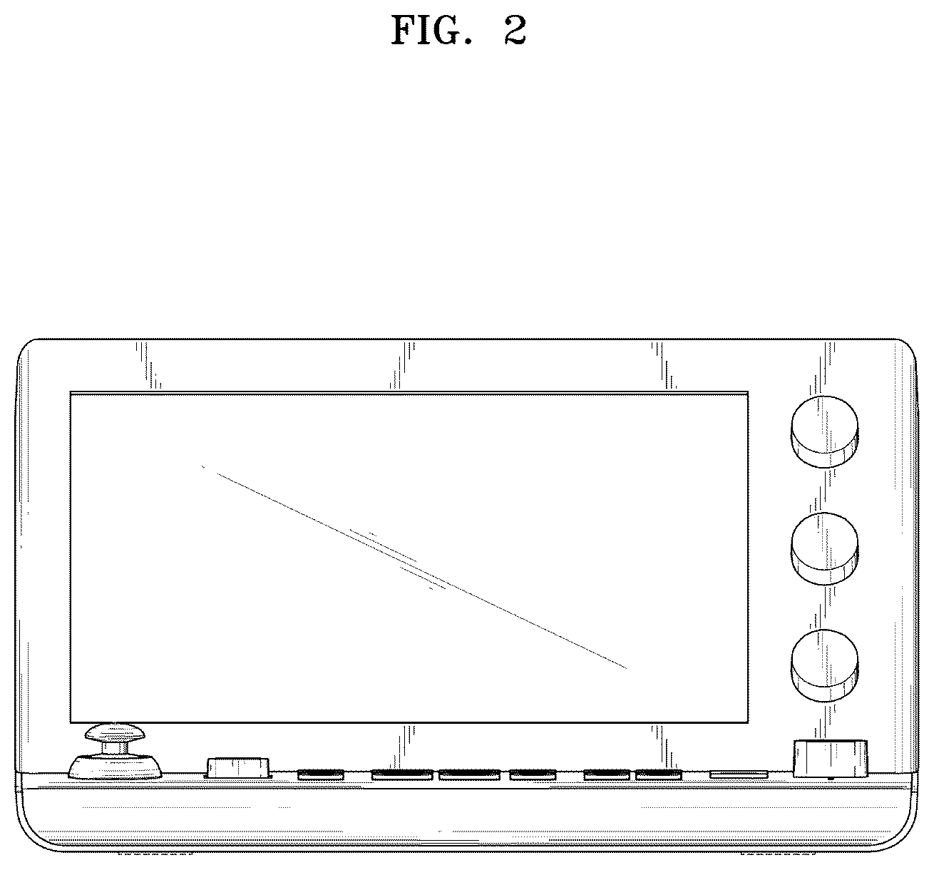 Patent USD1124026 Figure 2 – Video processing and transmission device