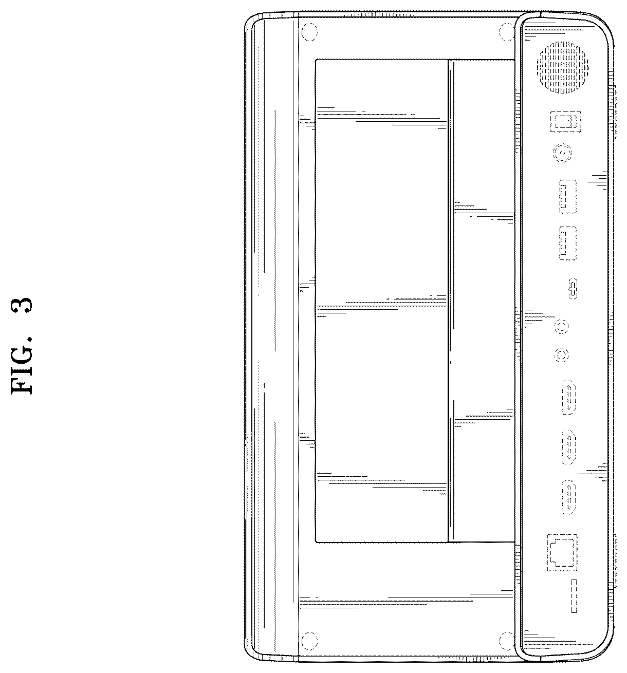 Patent USD1124026 Figure 3 – Video processing and transmission device