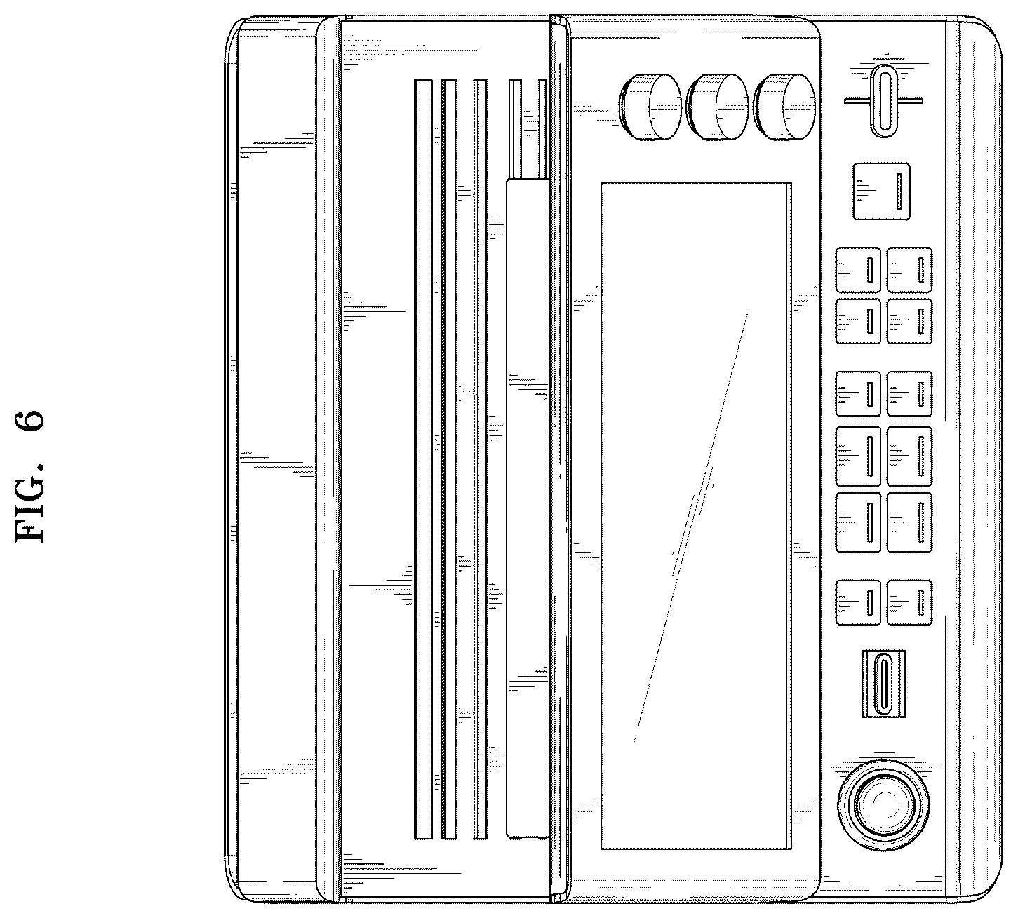 Patent USD1124026 Figure 6 – Video processing and transmission device