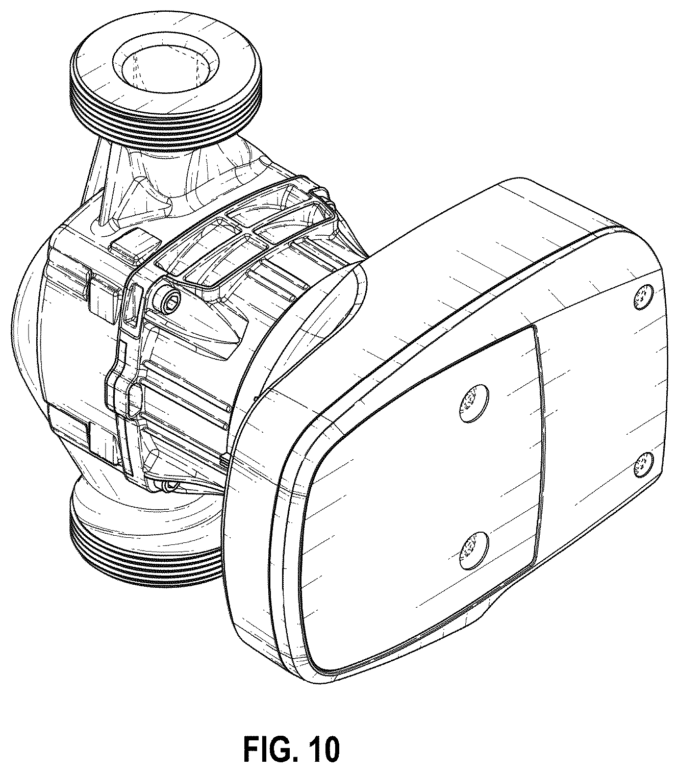 Patent USD1124029 Figure 10 – Pump for liquids