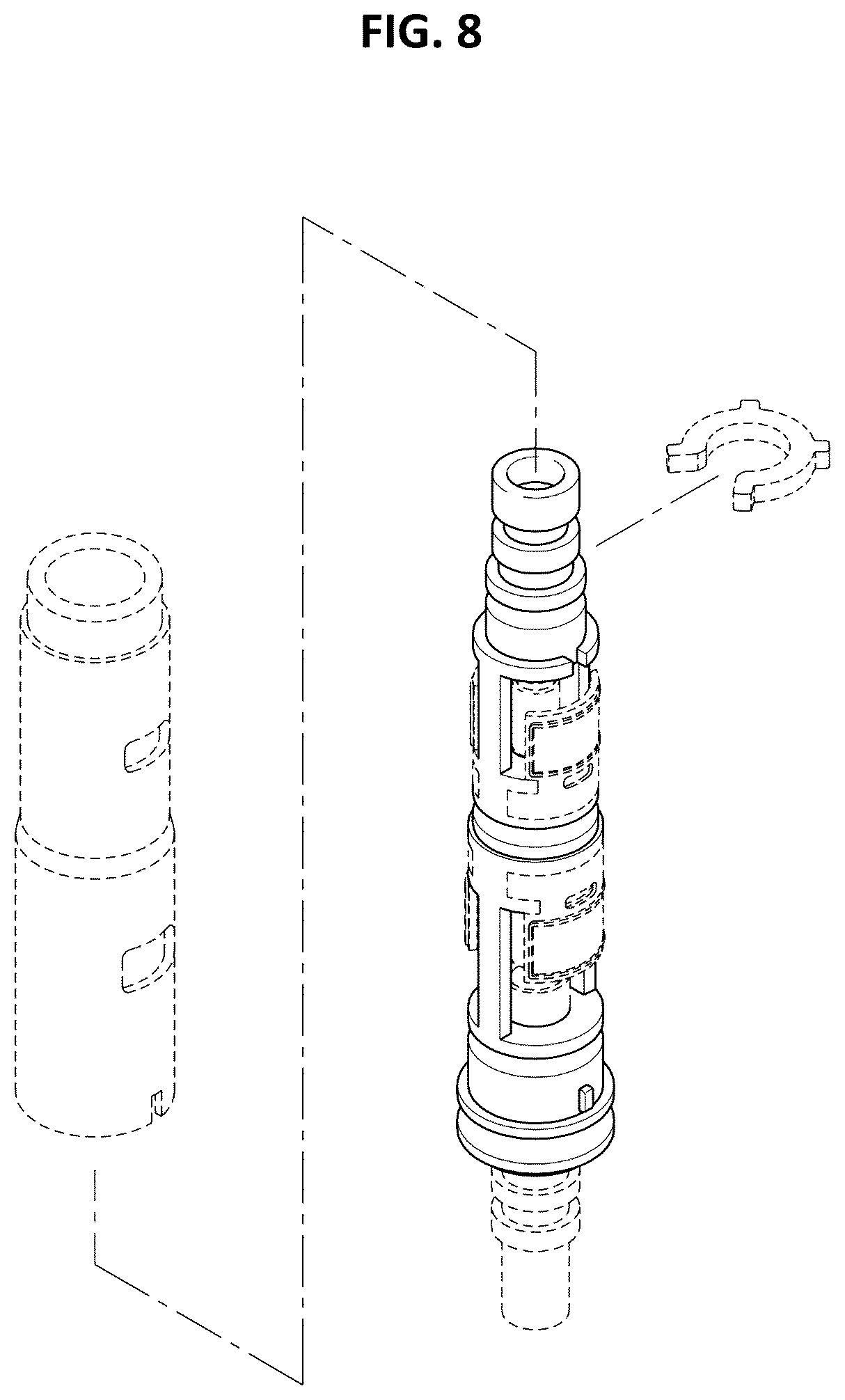Patent USD1124033 Figure 7 – Nozzle body for vacuum ejector pump