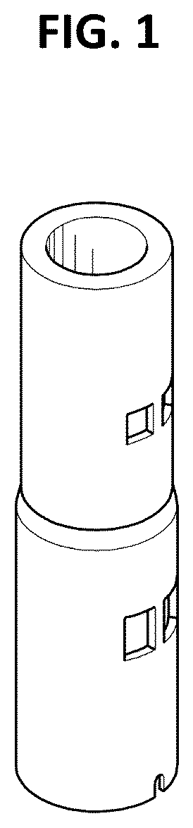Patent USD1124035 Figure 1 – Casing for vacuum ejector pump