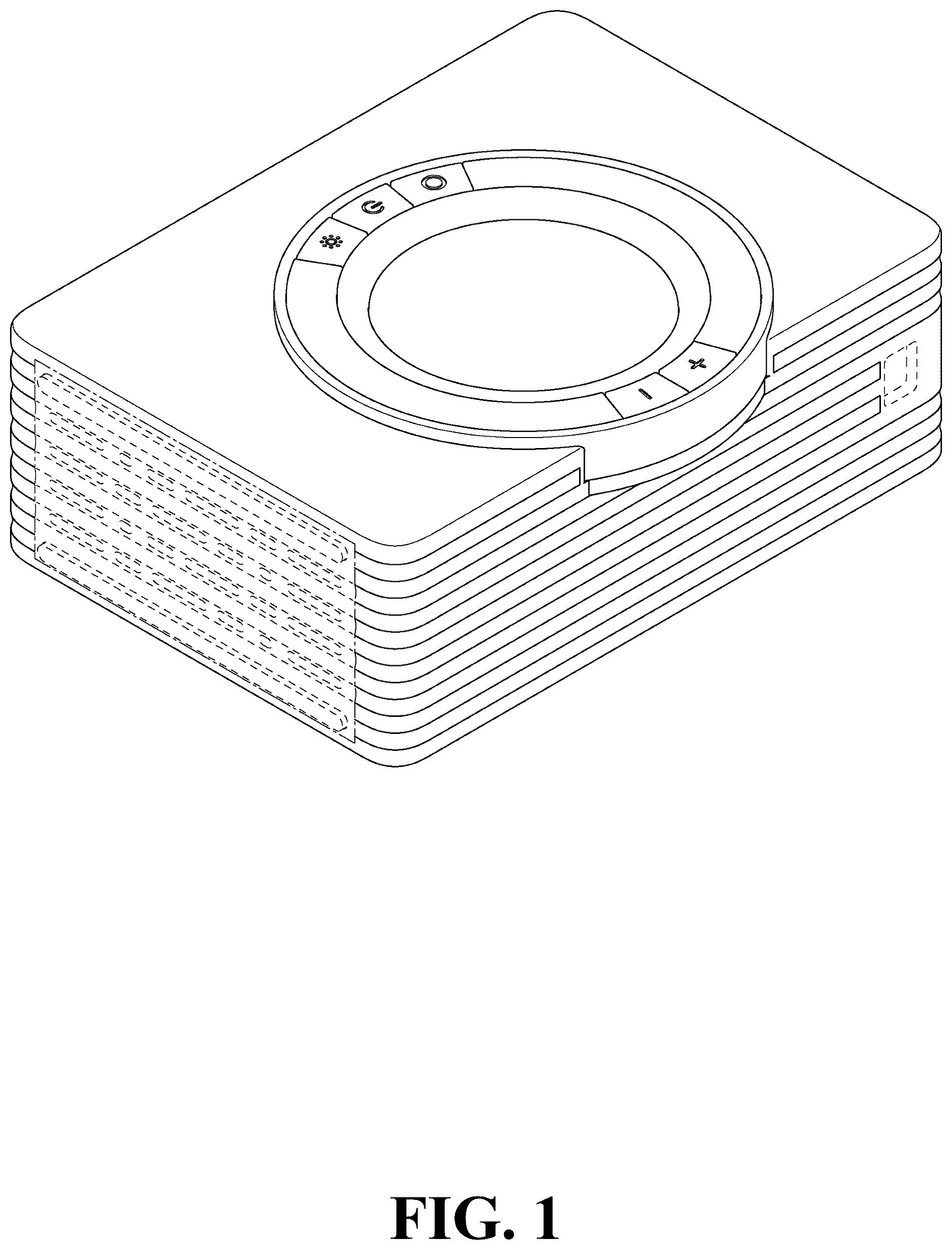 Patent USD1124036 Figure 1 – Compressor
