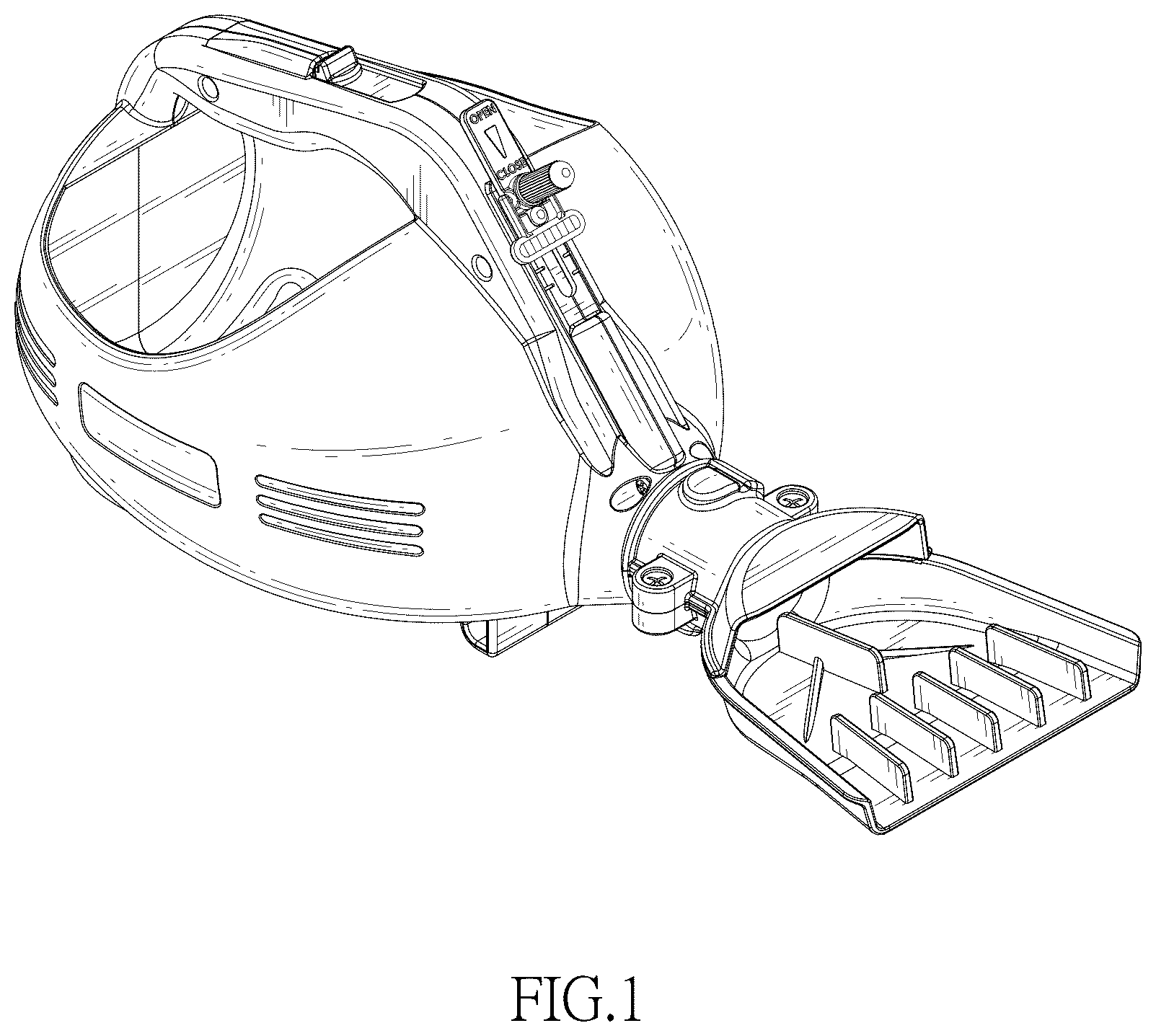 Patent USD1124038 Figure 1 – Spreader