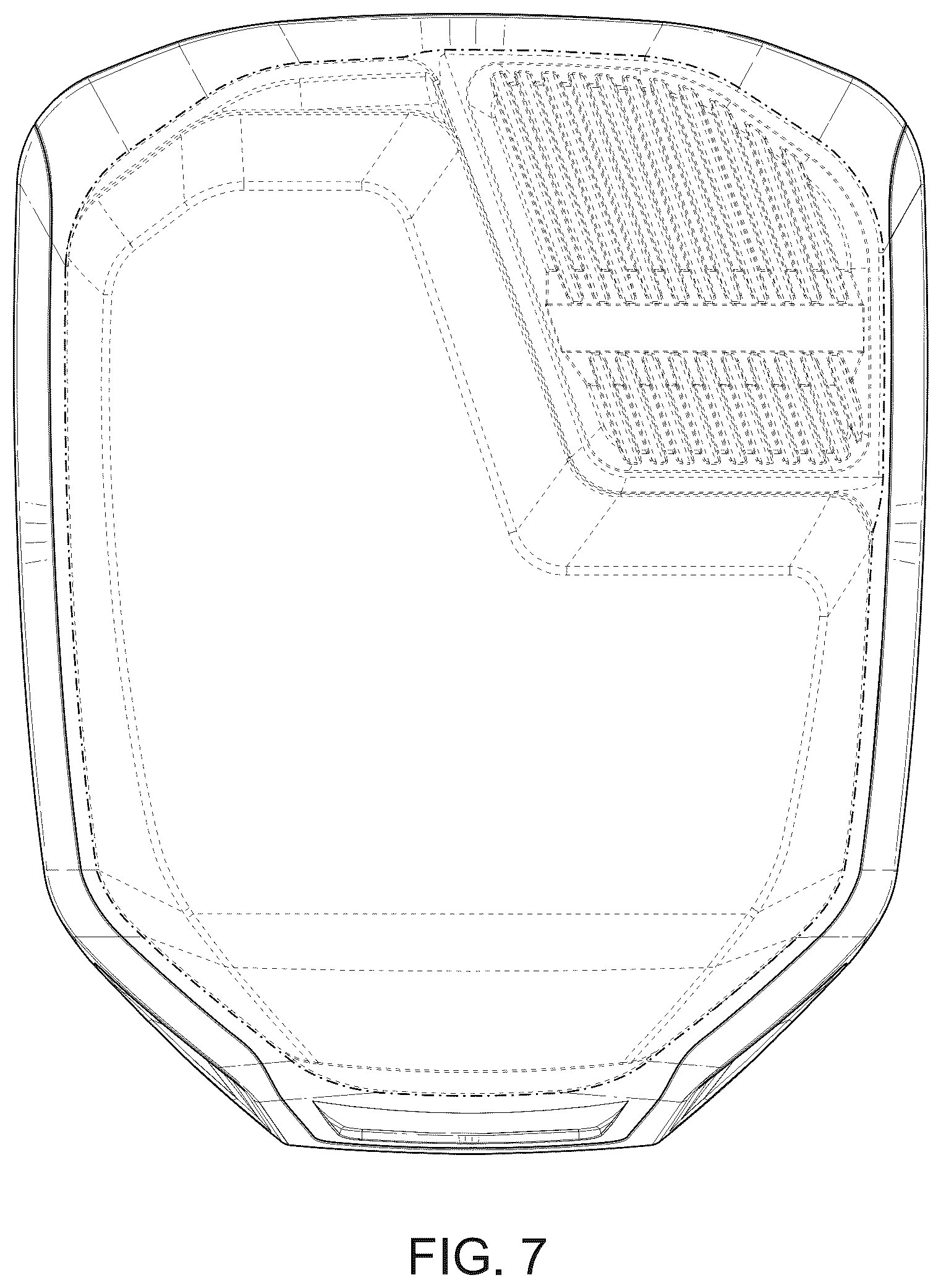 Patent USD1124039 Figure 7 – Lawn mower powerhead