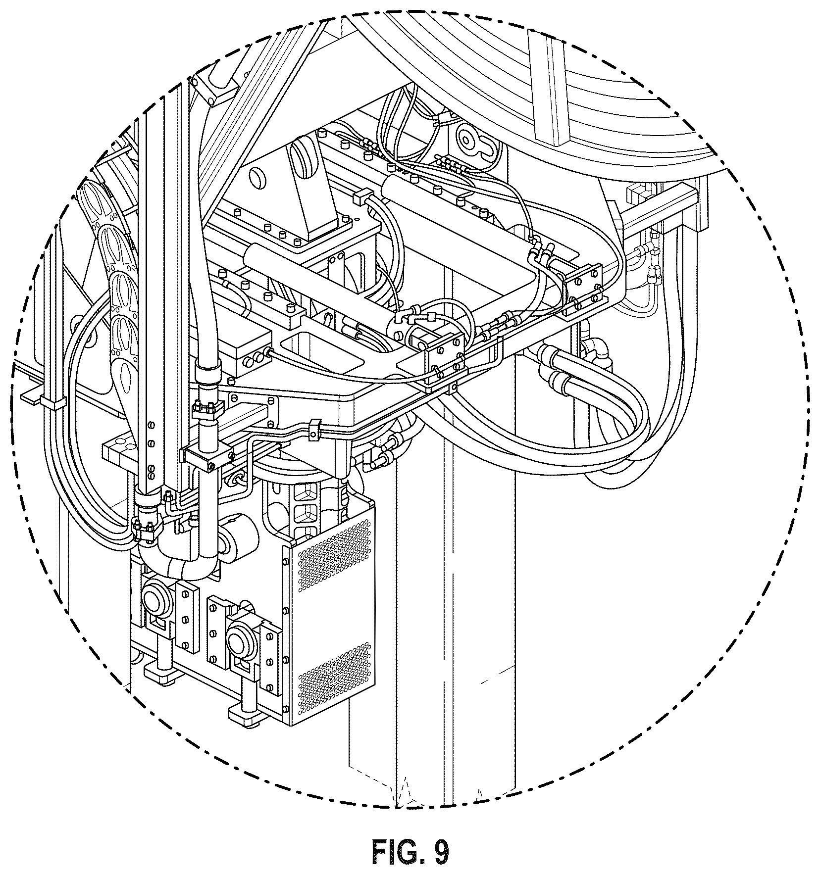 Patent USD1124042 Figure 9 – Drilling apparatus