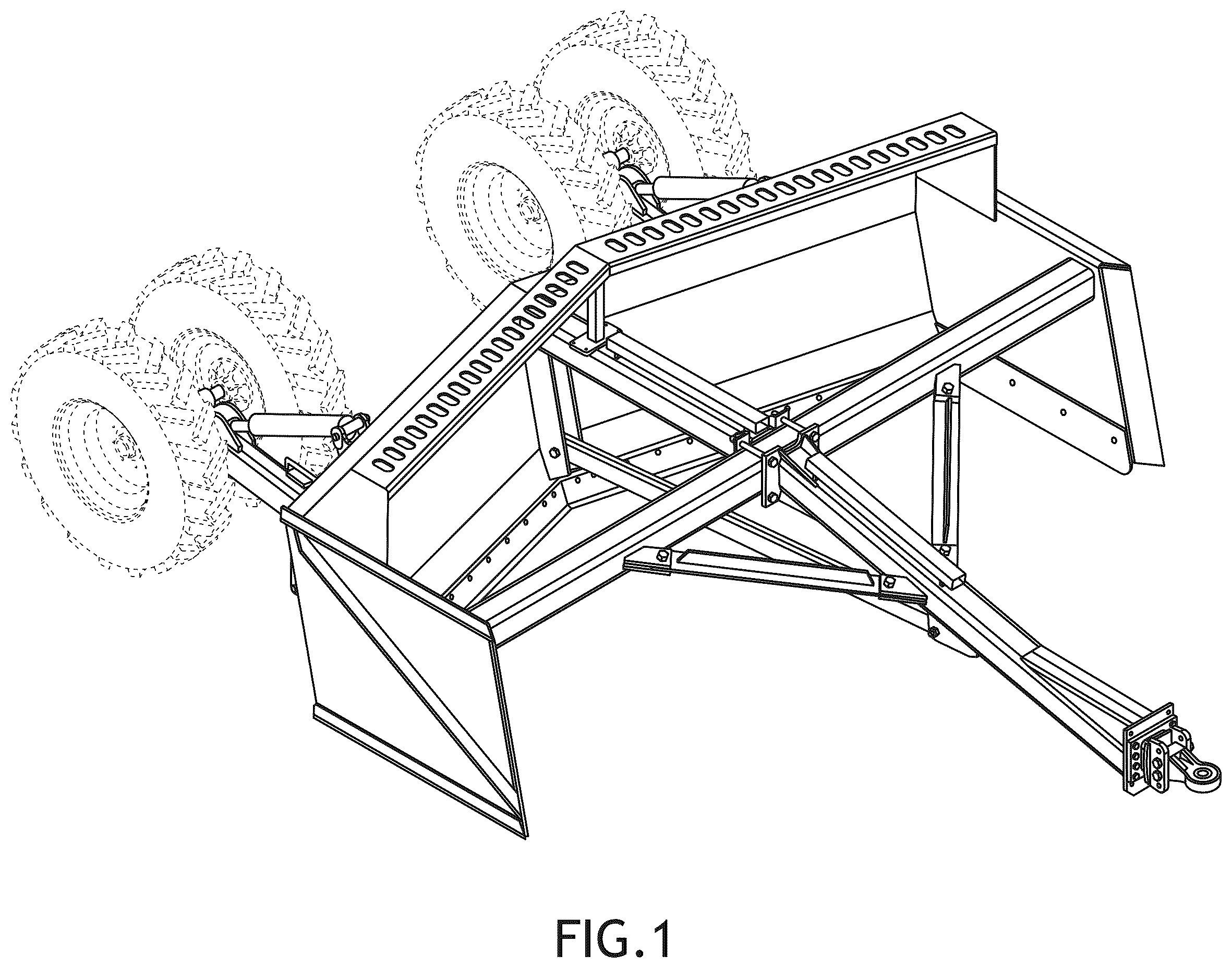 Patent USD1124043 Figure 1 – Box scraper