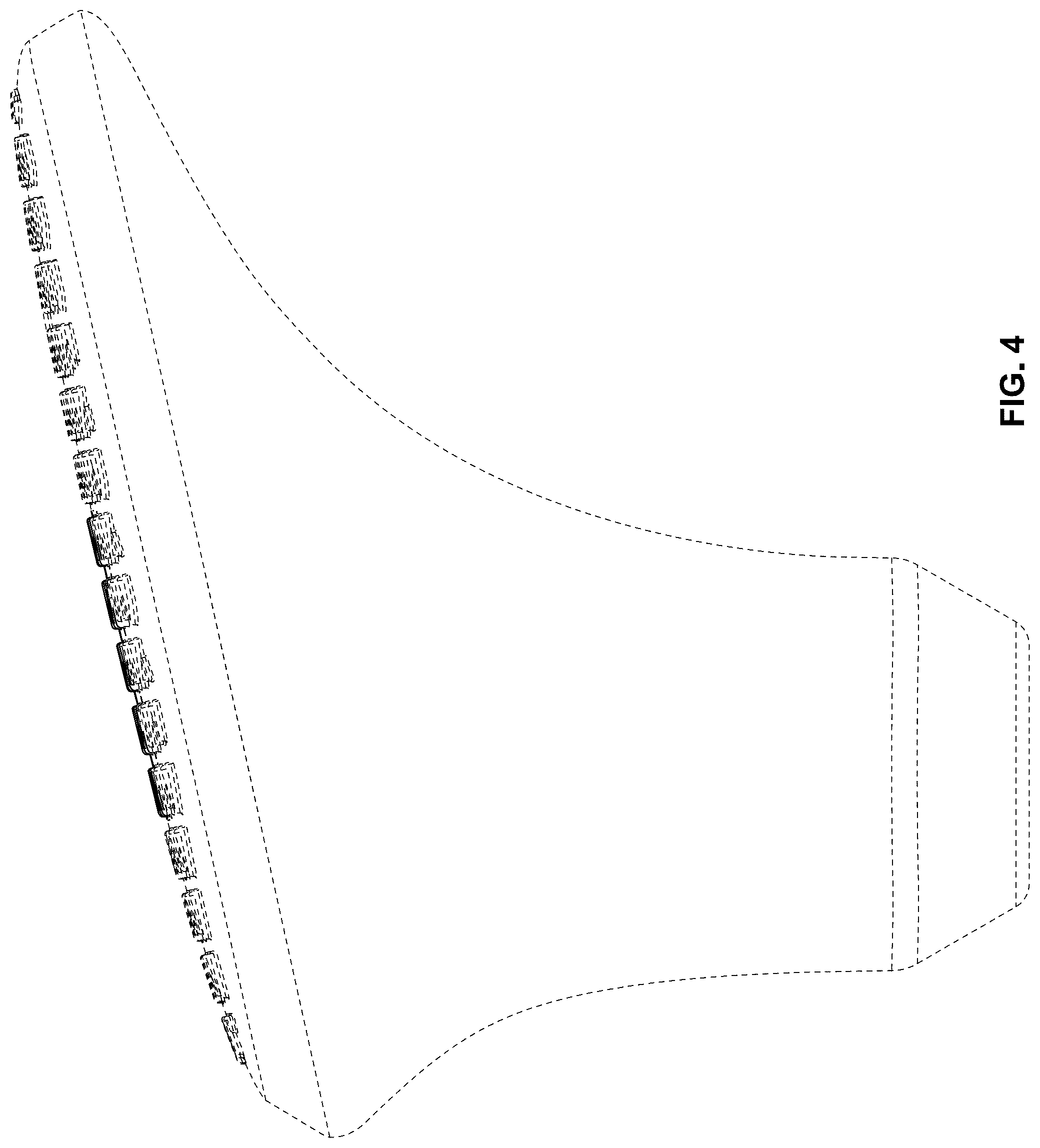 Patent USD1124044 Figure 4 – Textured surface pattern for handle or knob