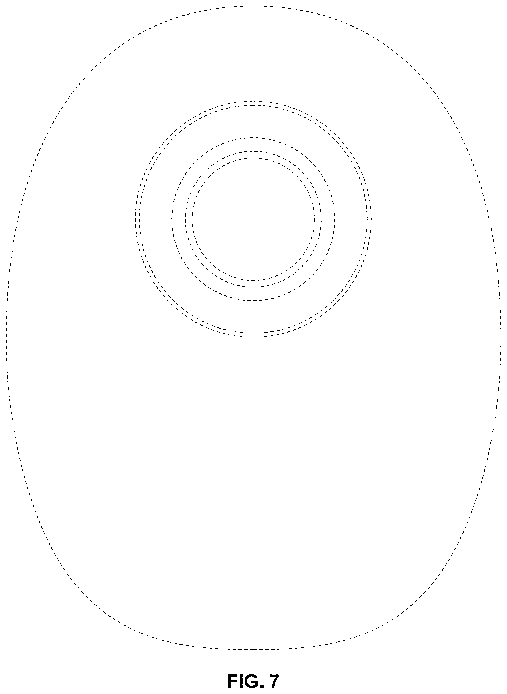 Patent USD1124044 Figure 7 – Textured surface pattern for handle or knob