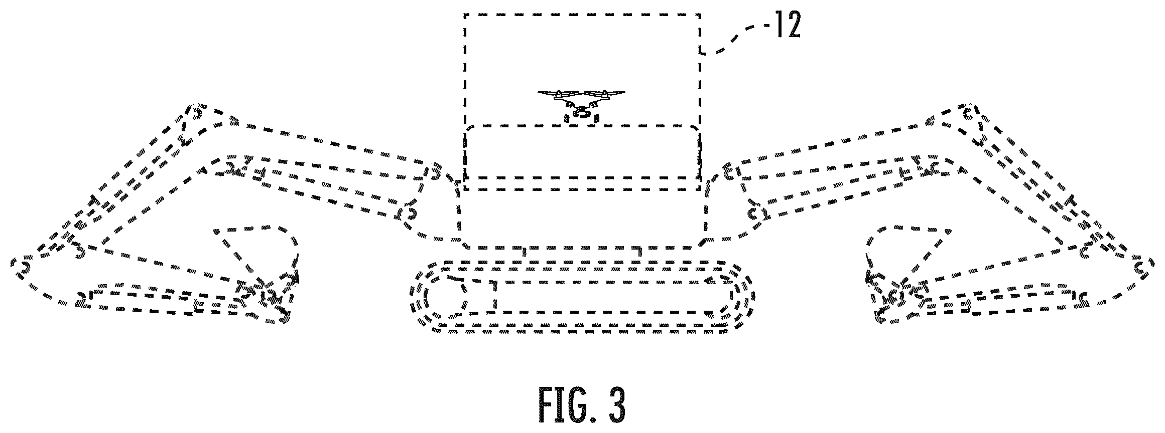 Patent USD1124047 Figure 3 – Aerial vehicle
