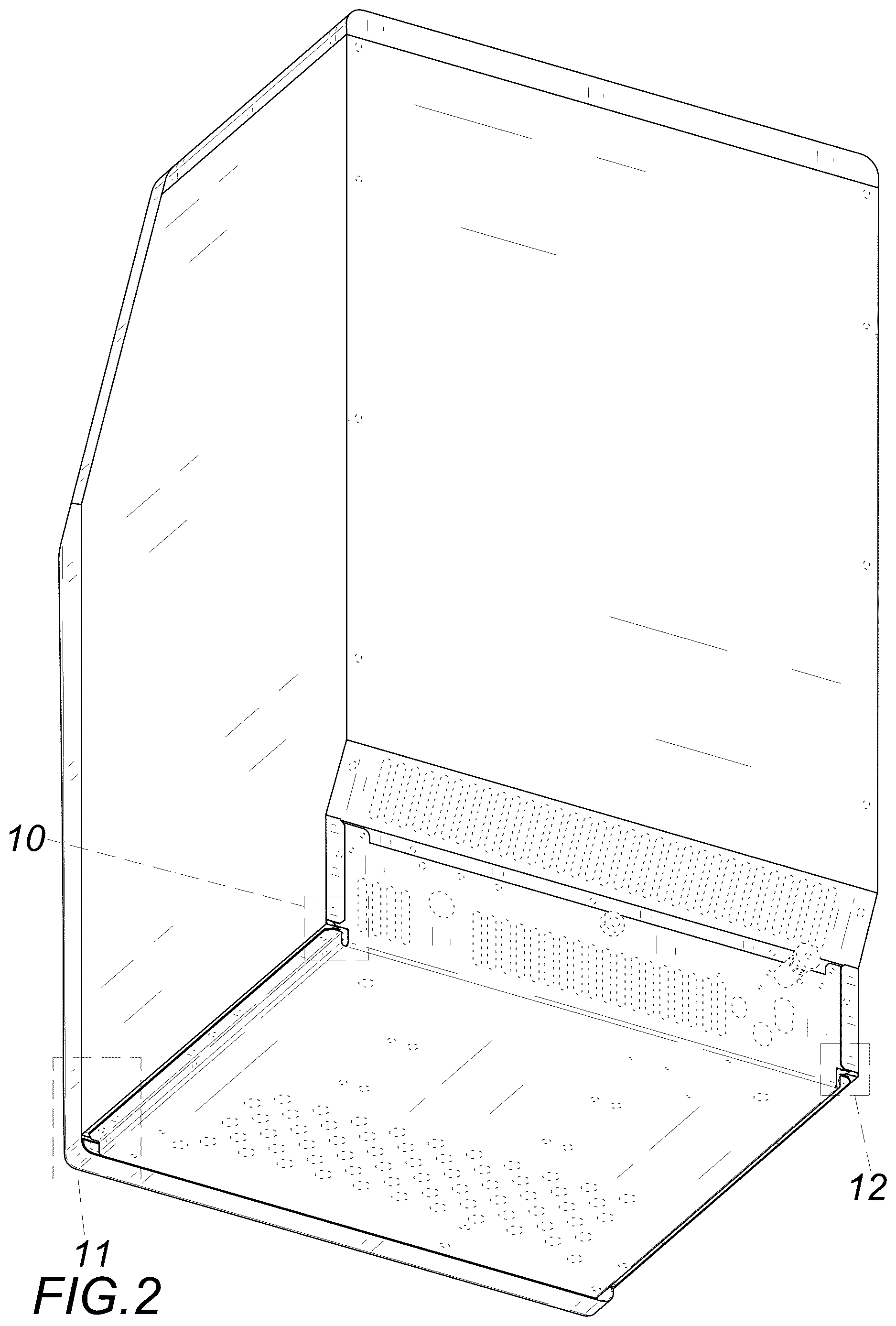 Patent USD1124048 Figure 2 – Ice maker