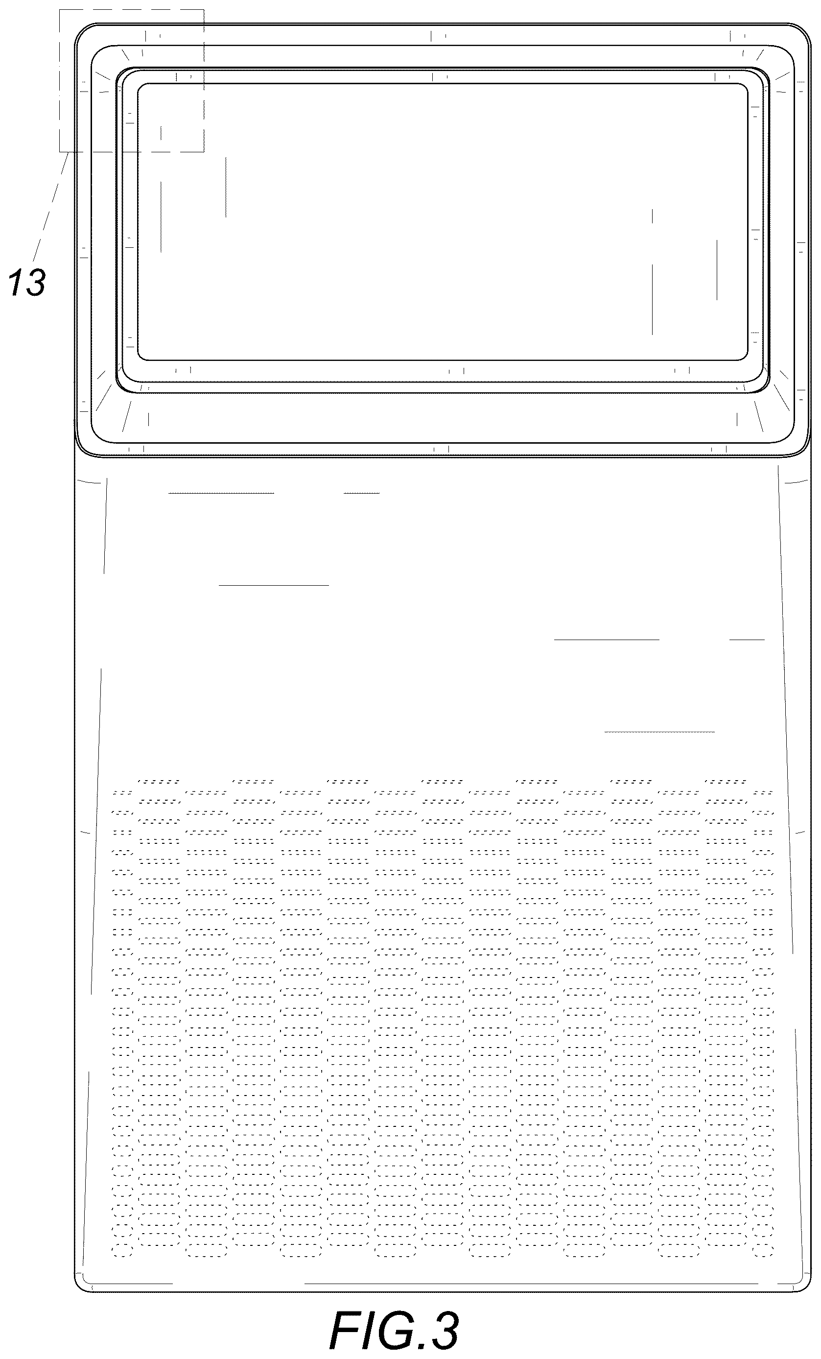 Patent USD1124048 Figure 3 – Ice maker