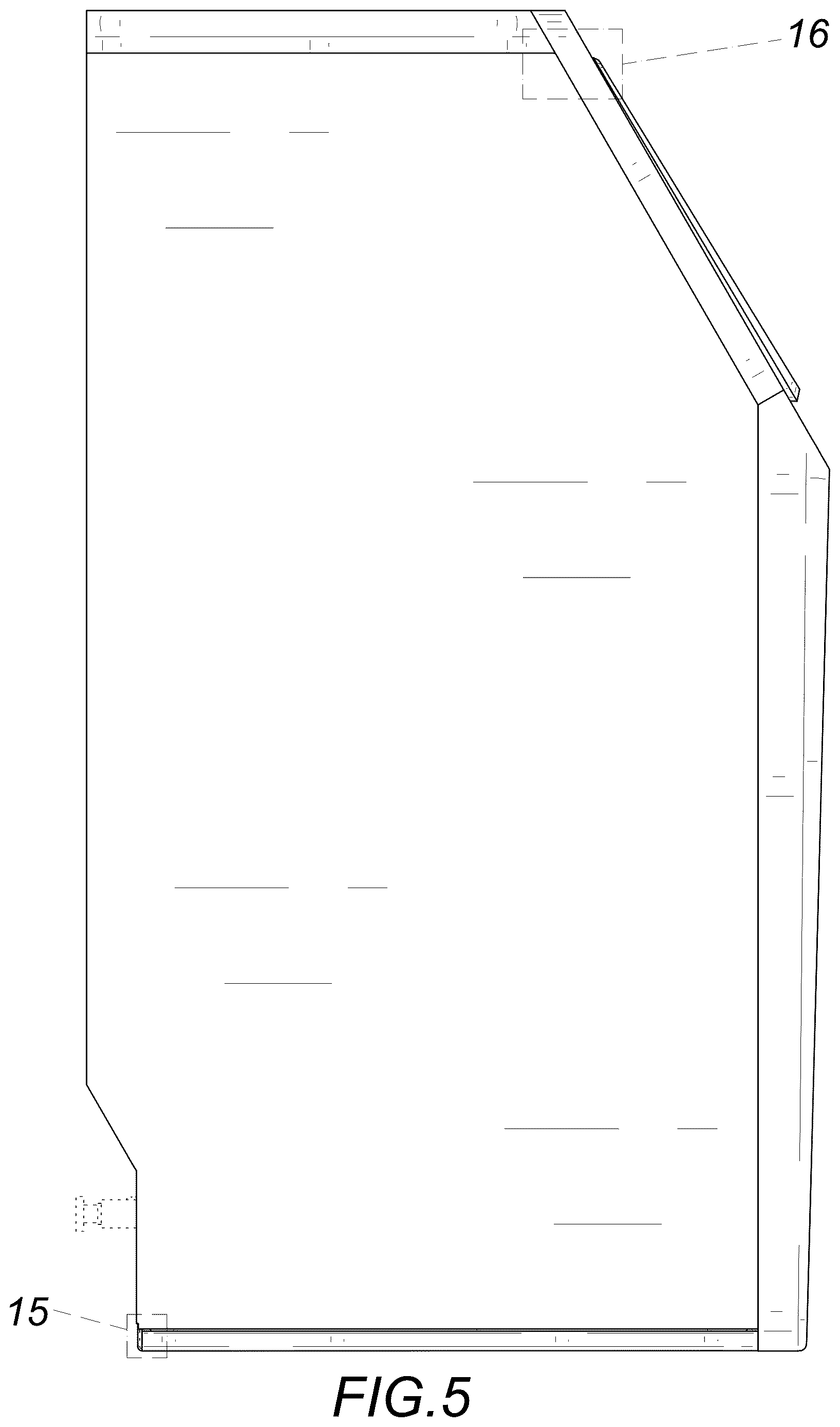 Patent USD1124048 Figure 5 – Ice maker