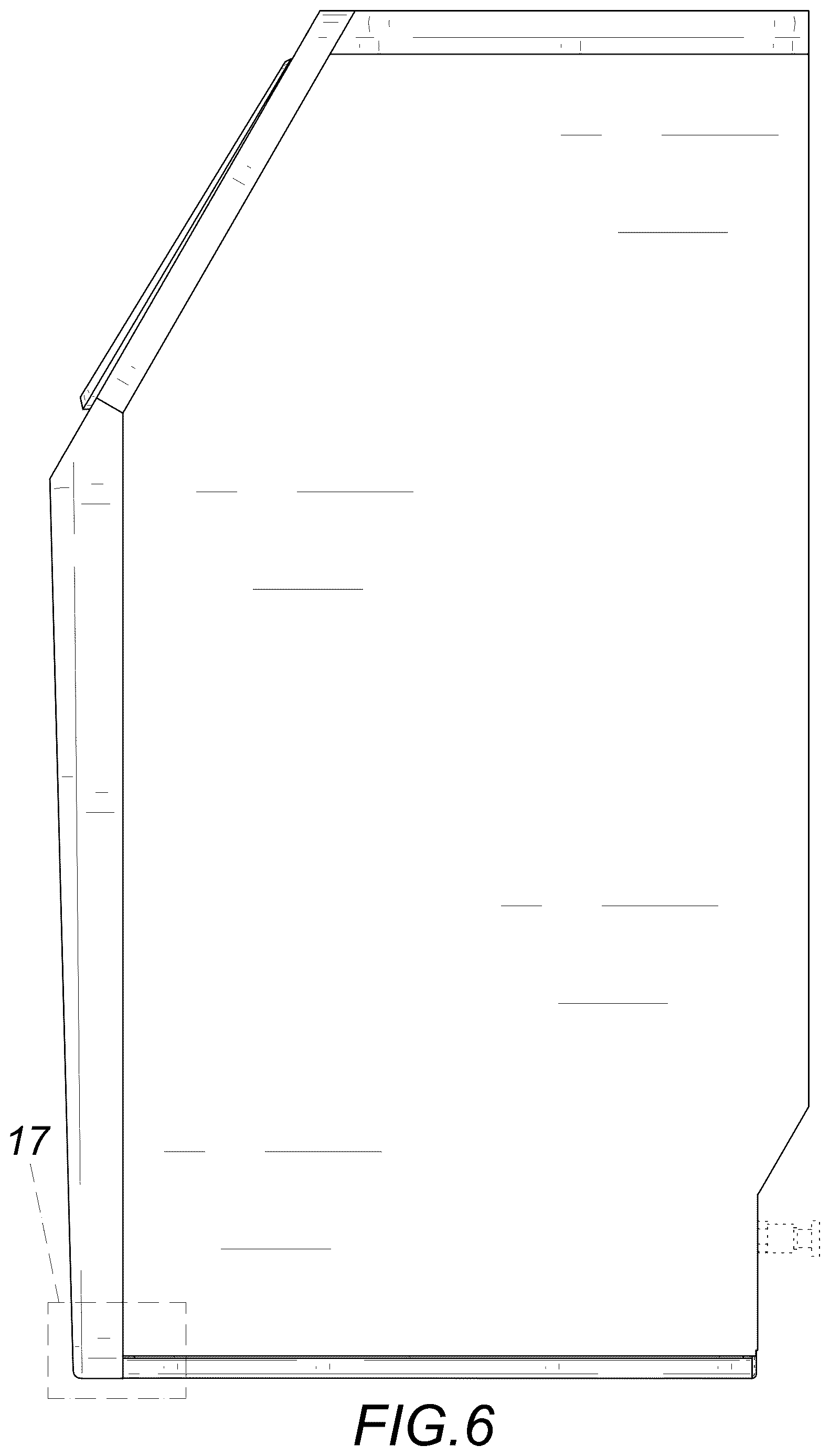 Patent USD1124048 Figure 6 – Ice maker