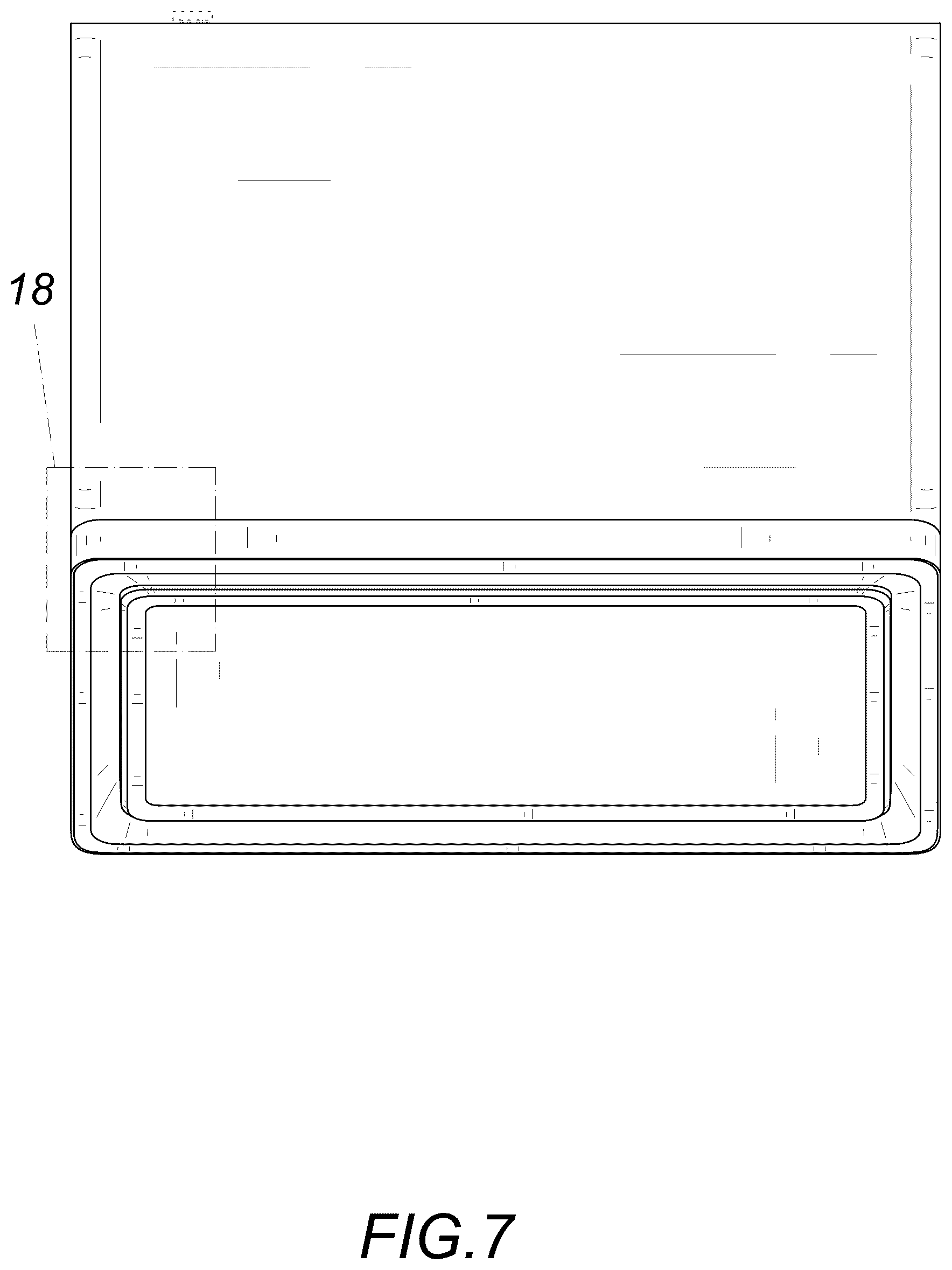 Patent USD1124048 Figure 7 – Ice maker