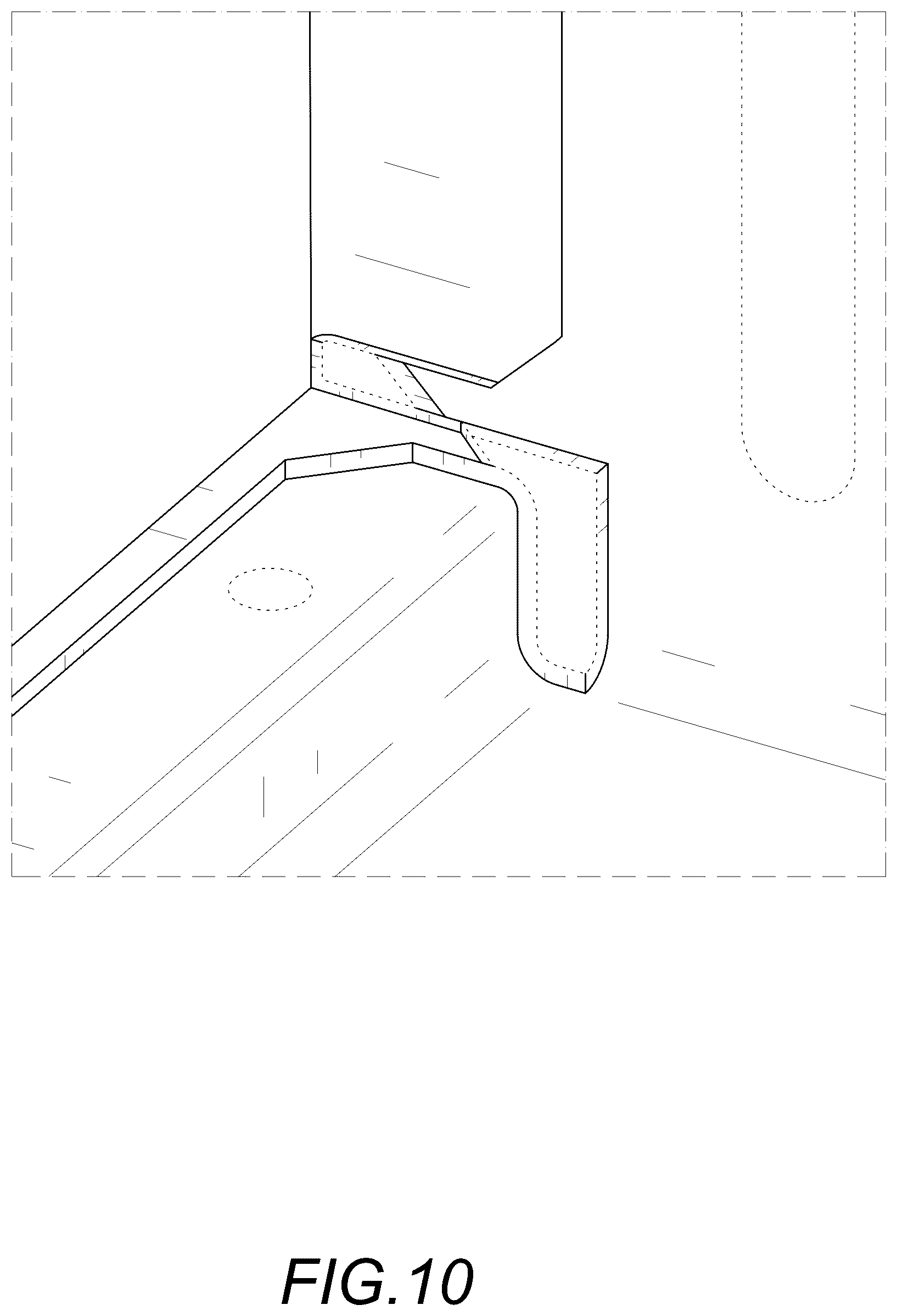 Patent USD1124048 Figure 10 – Ice maker