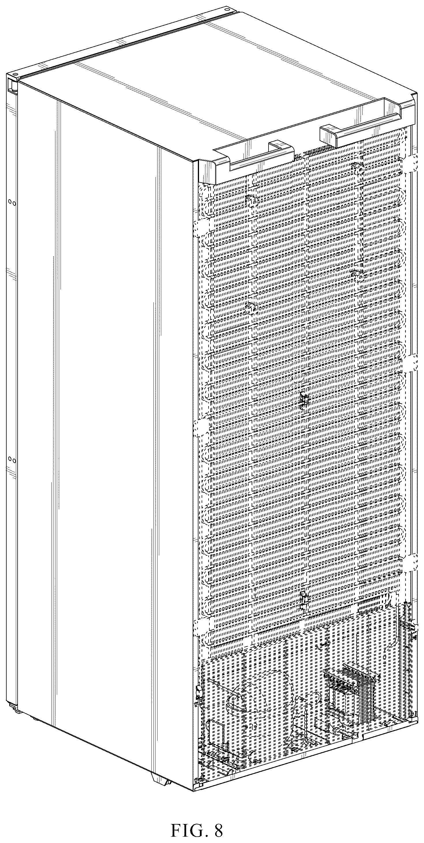 Patent USD1124050 Figure 8 – Beef refrigeration display cabinet