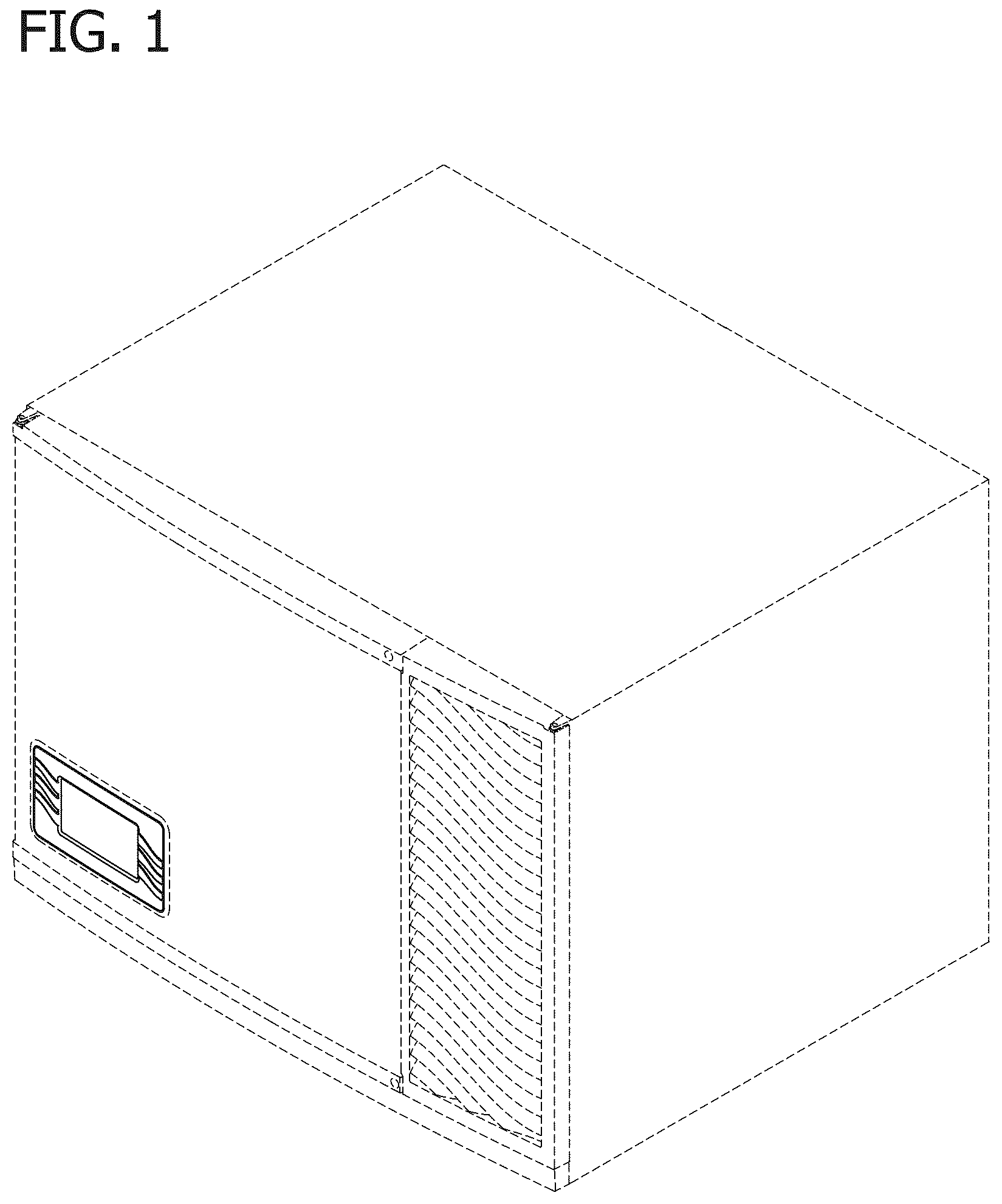 Patent USD1124054 Figure 1 – Display panel