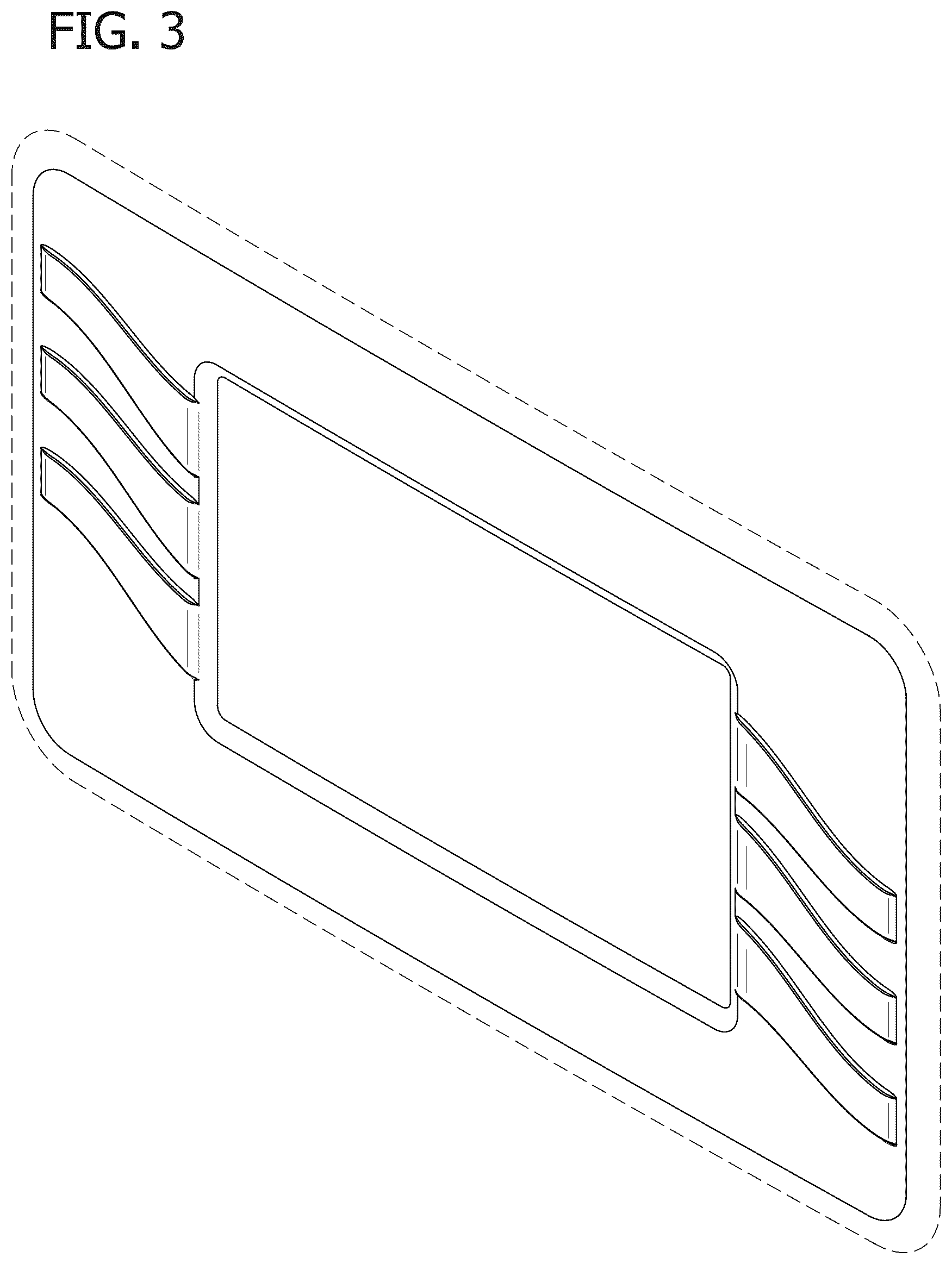 Patent USD1124054 Figure 3 – Display panel