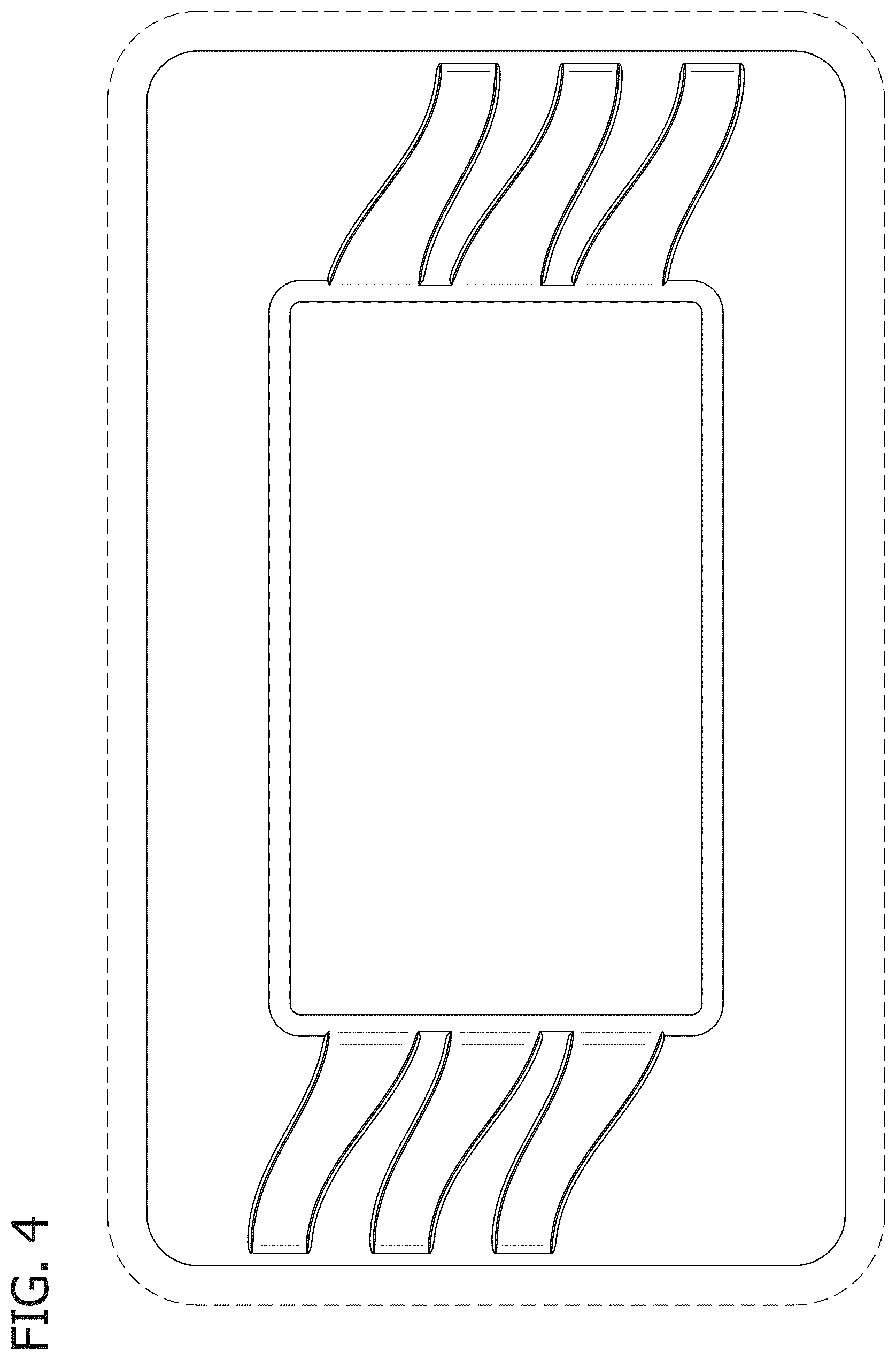 Patent USD1124054 Figure 4 – Display panel