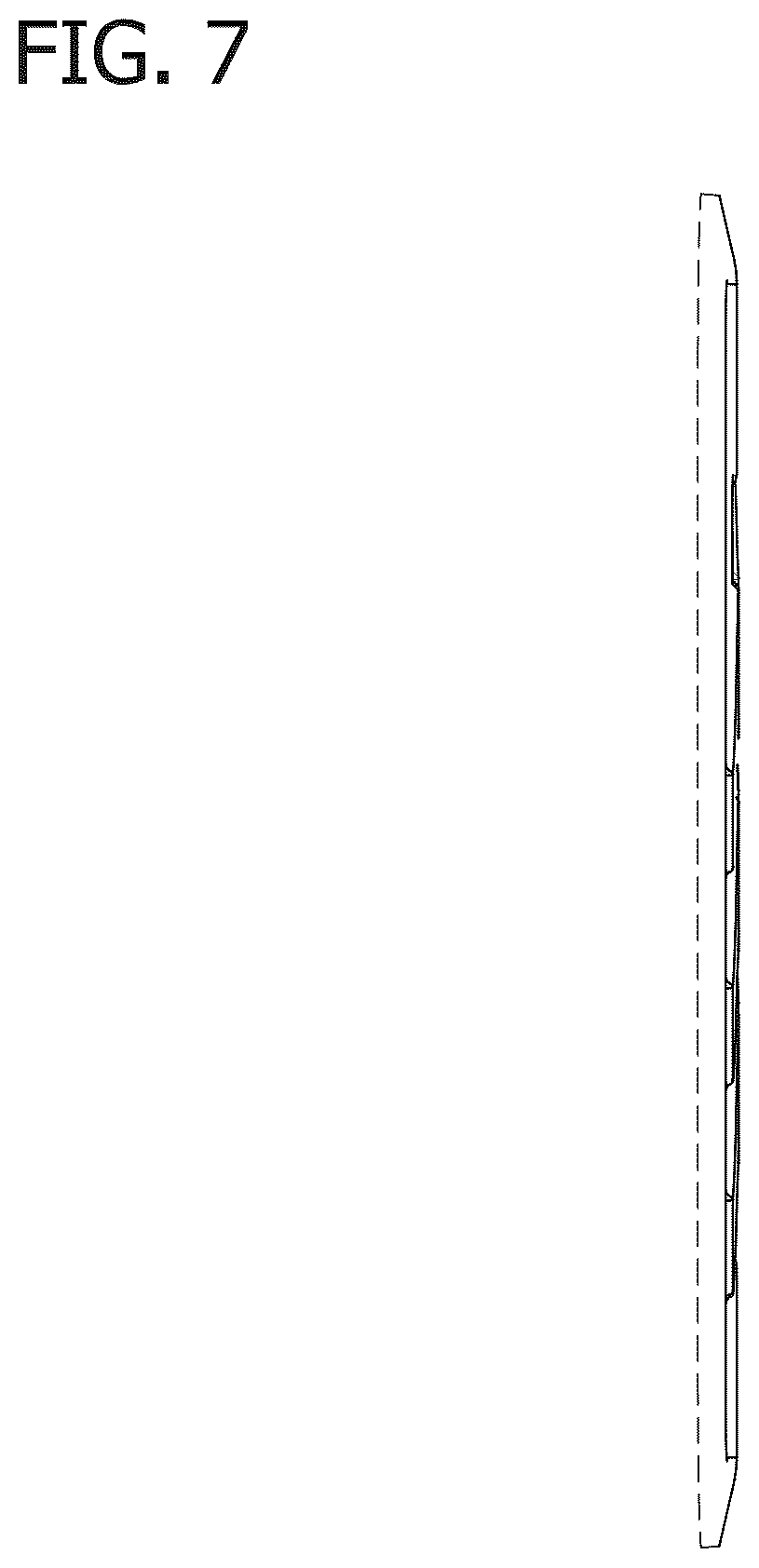 Patent USD1124054 Figure 7 – Display panel